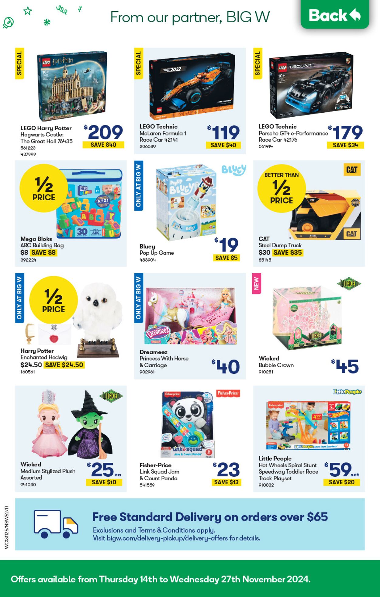 Catalogue Woolworths 13.11.2024 - 19.11.2024