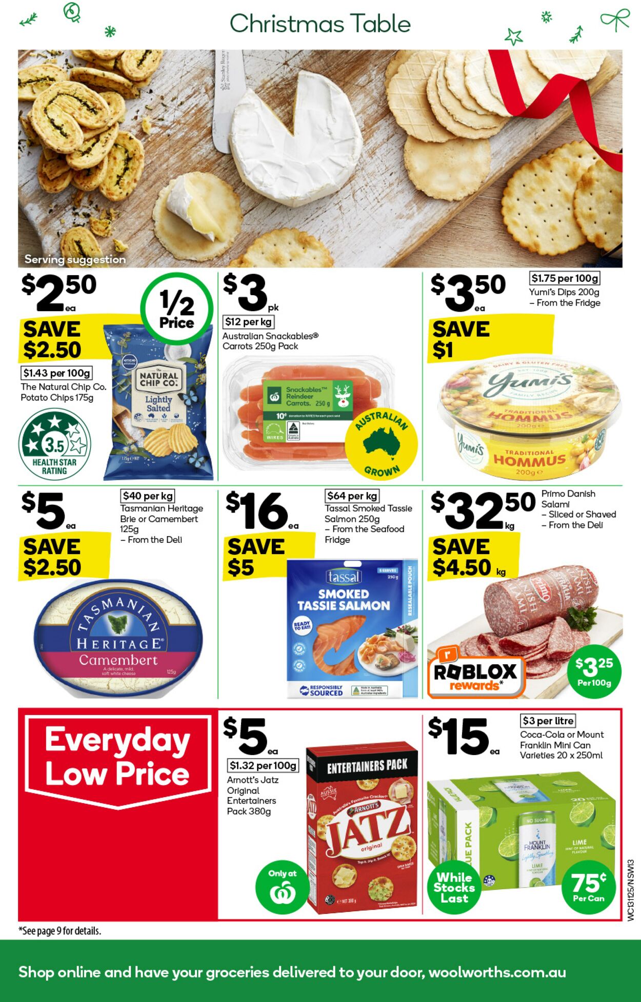 Catalogue Woolworths 13.11.2024 - 19.11.2024