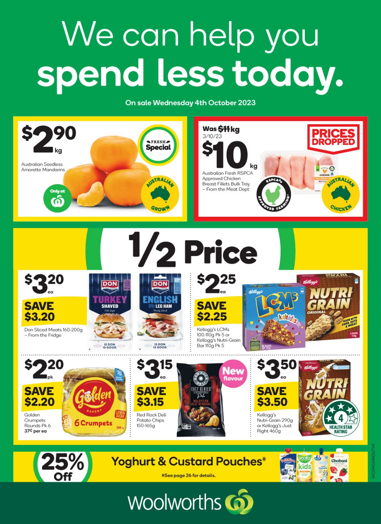 Catalogue Woolworths 04.10.2023 - 10.10.2023