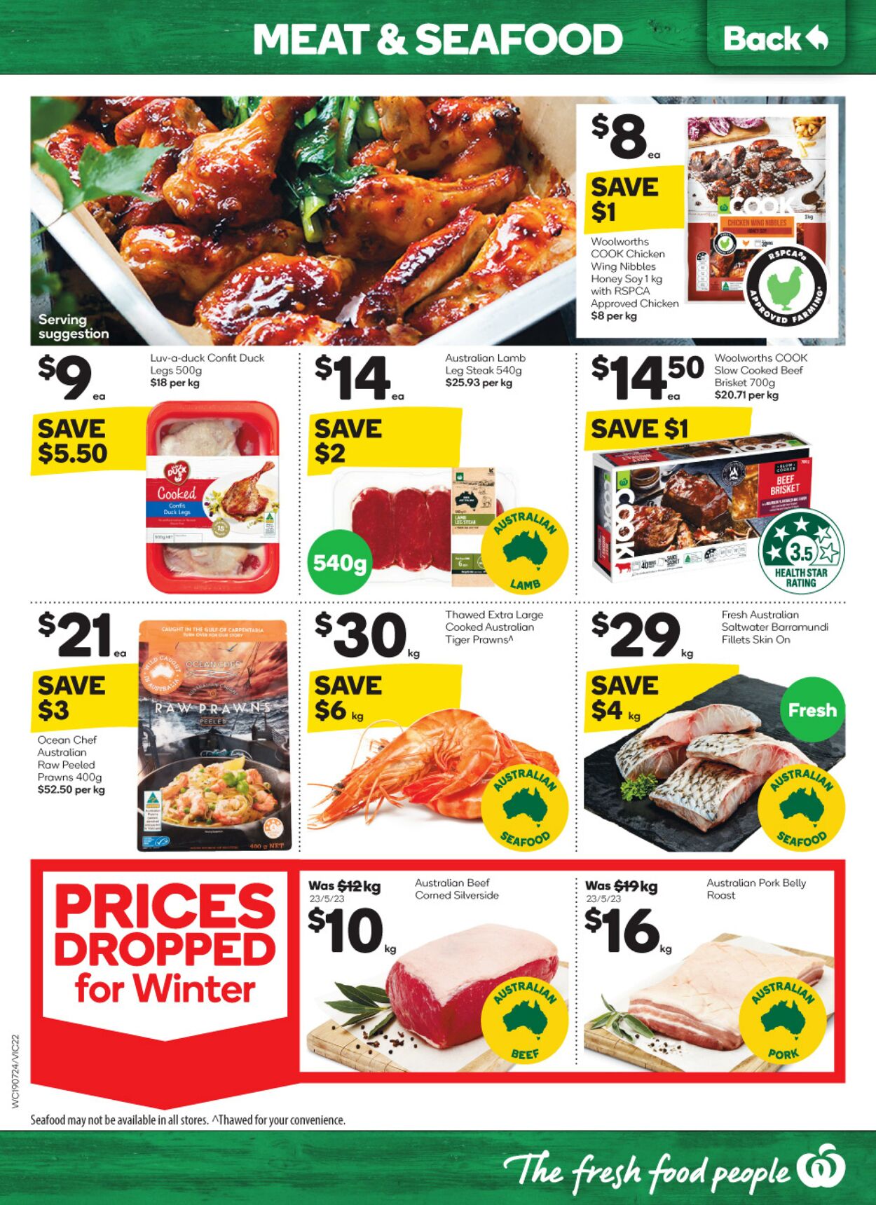 Catalogue Woolworths 19.07.2023 - 25.07.2023