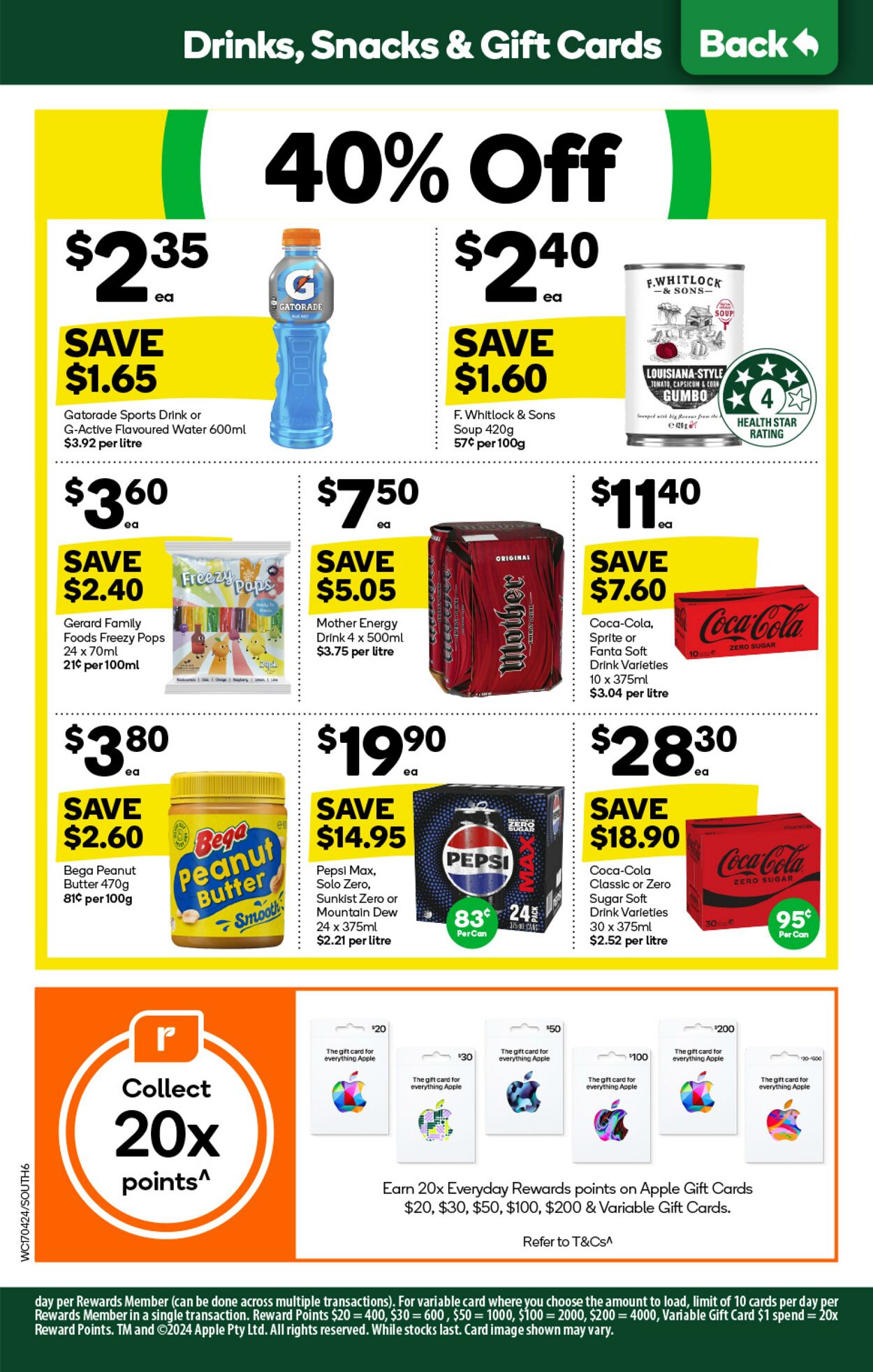 Catalogue Woolworths 17.04.2024 - 23.04.2024