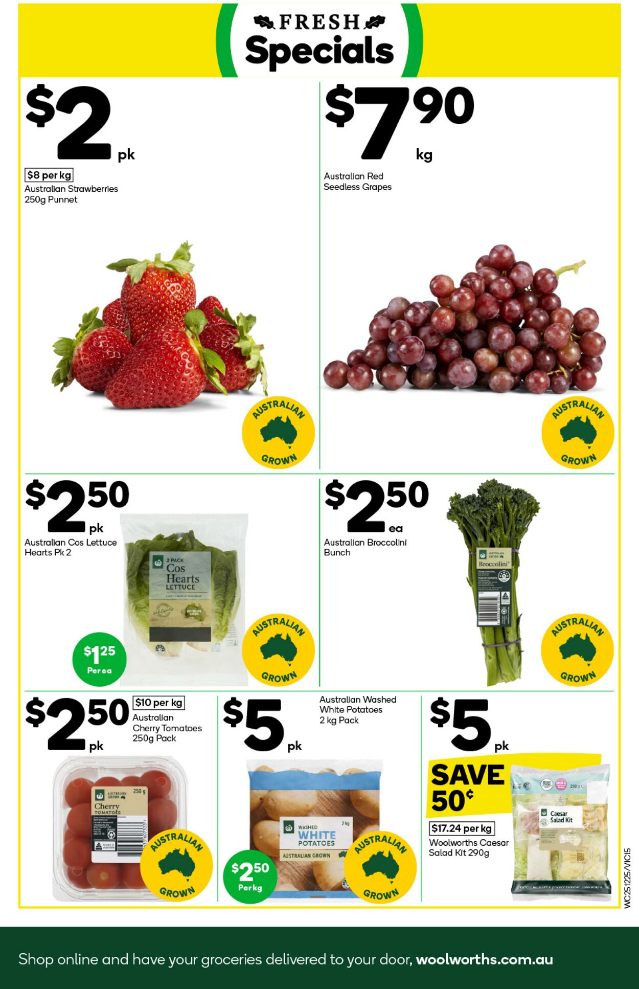 Catalogue Woolworths 25.12.2024 - 31.12.2024