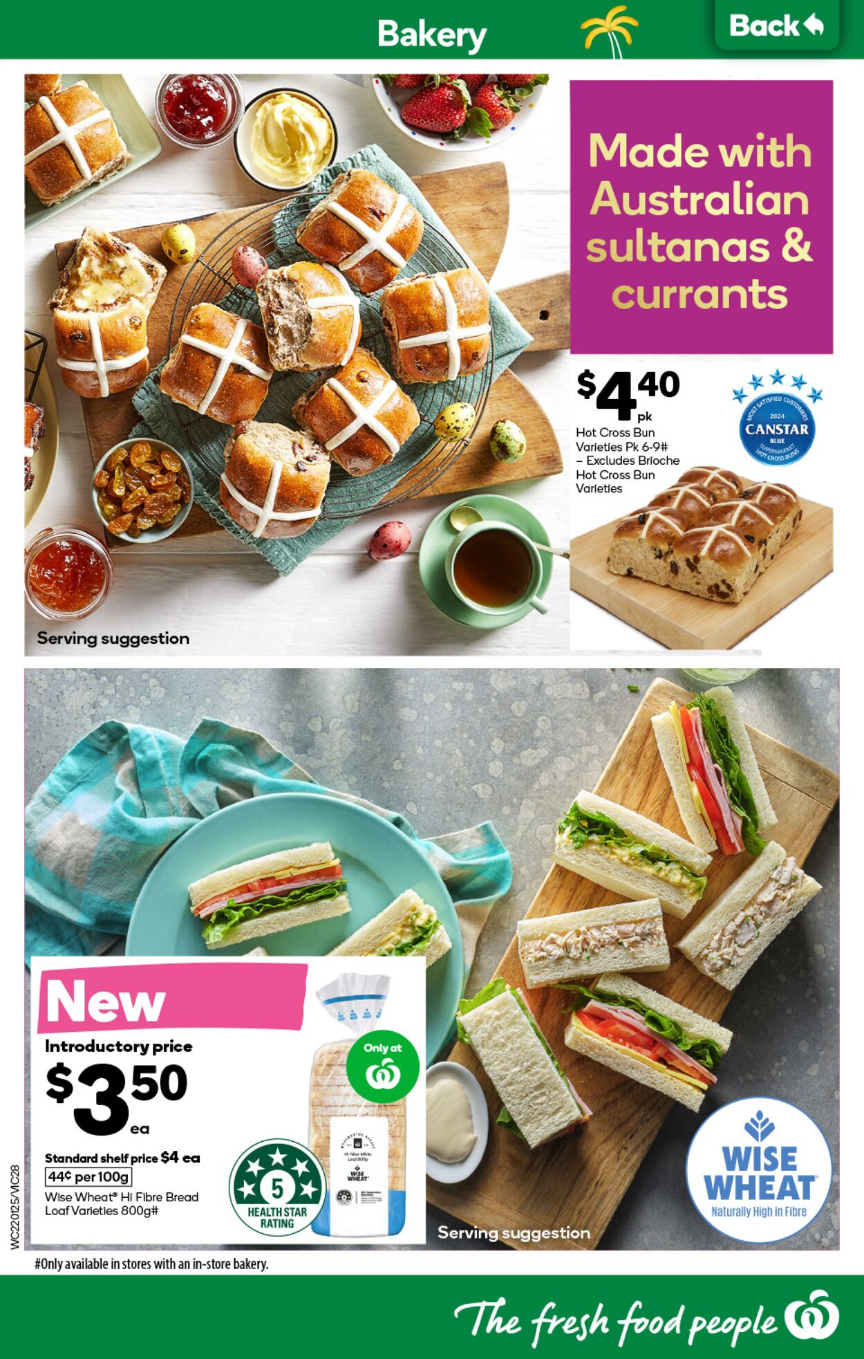 Catalogue Woolworths 22.01.2025 - 28.01.2025