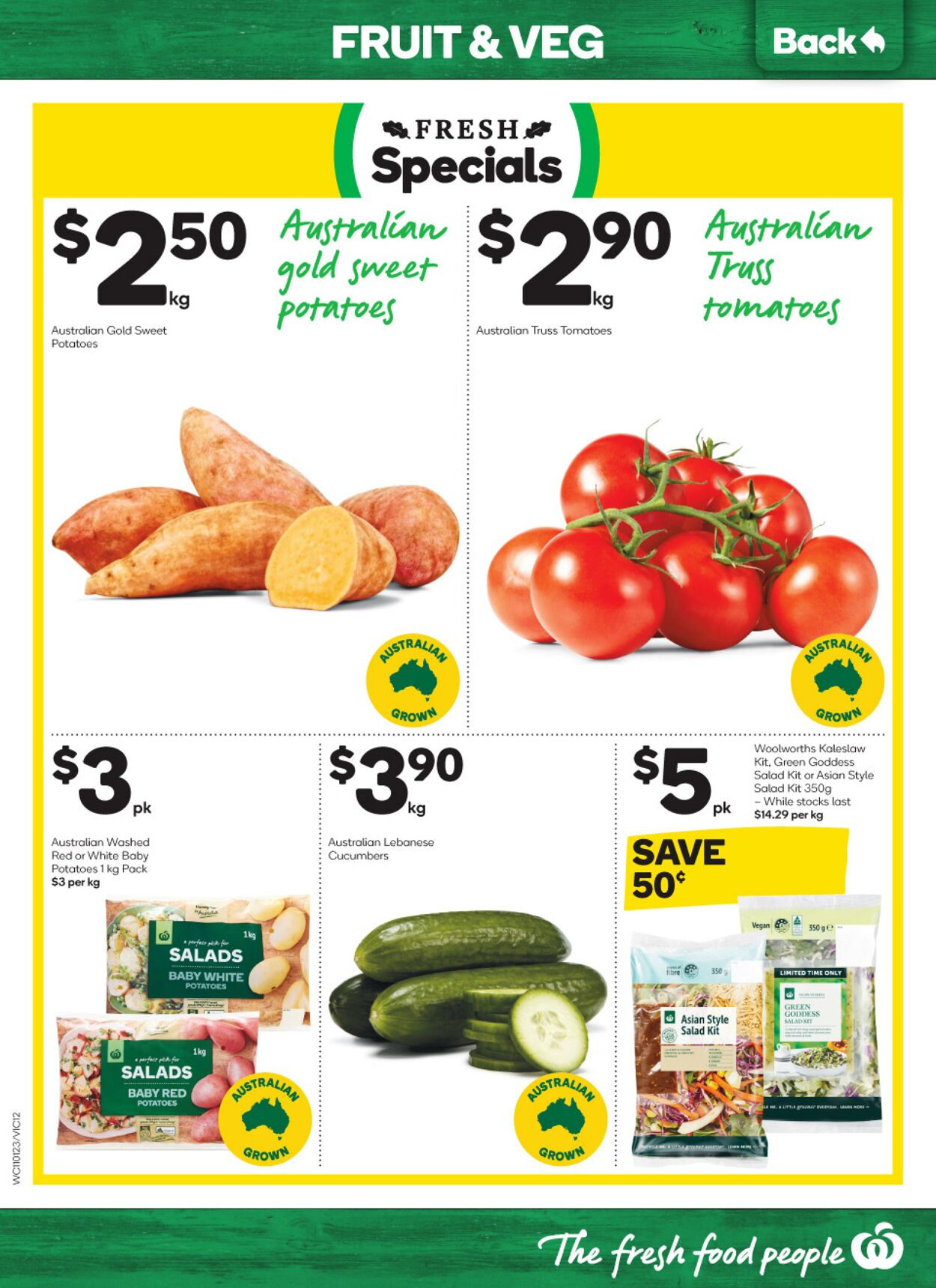 Catalogue Woolworths 11.01.2023 - 17.01.2023