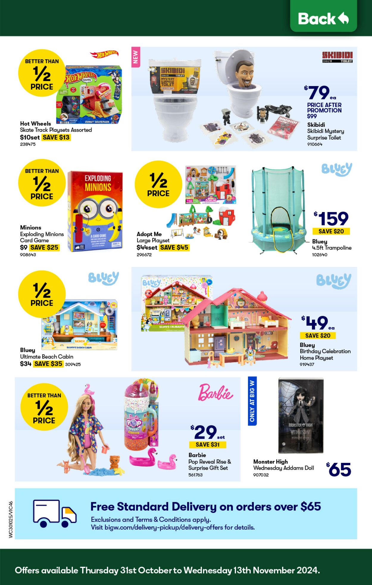 Catalogue Woolworths 30.10.2024 - 05.11.2024