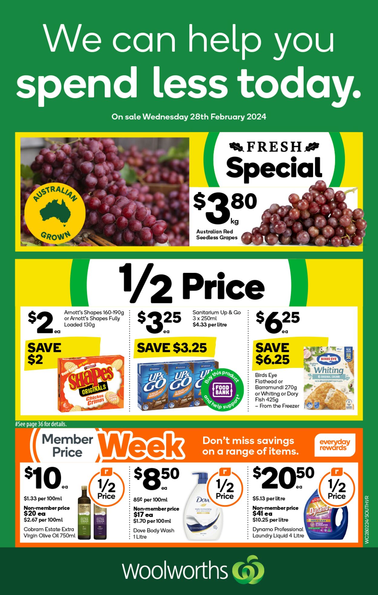 Catalogue Woolworths - Weekly Specials Catalogue NSW South 28 Feb, 2024 - 5 Mar, 2024