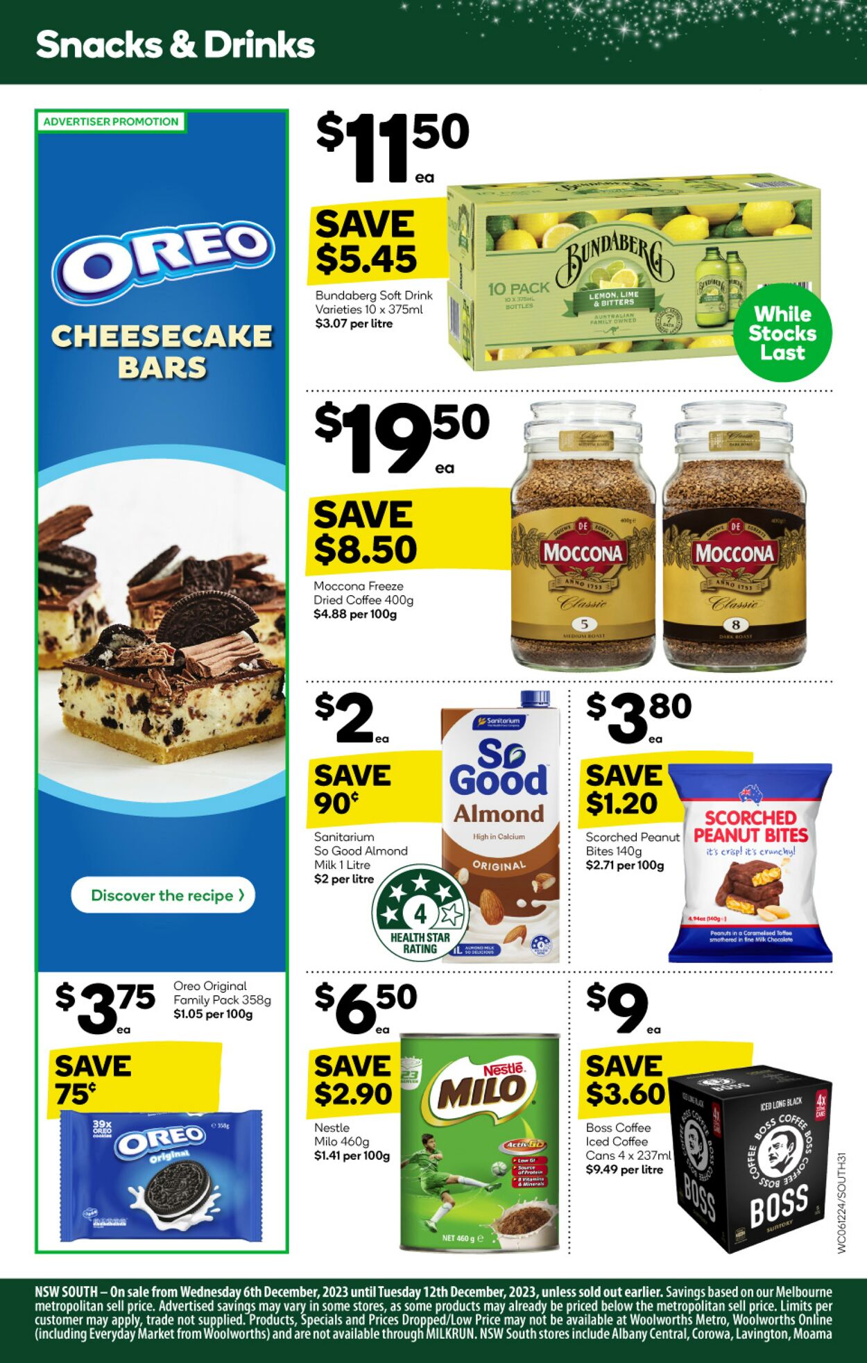 Catalogue Woolworths 06.12.2023 - 12.12.2023