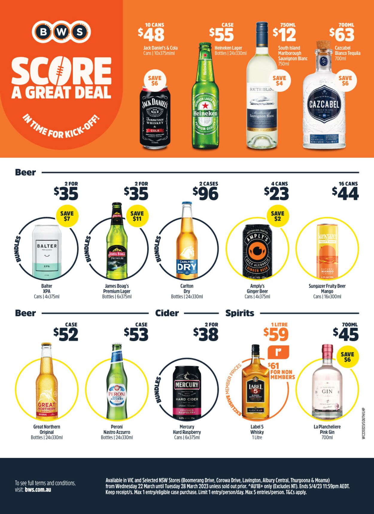 Catalogue Woolworths 22.03.2023 - 28.03.2023