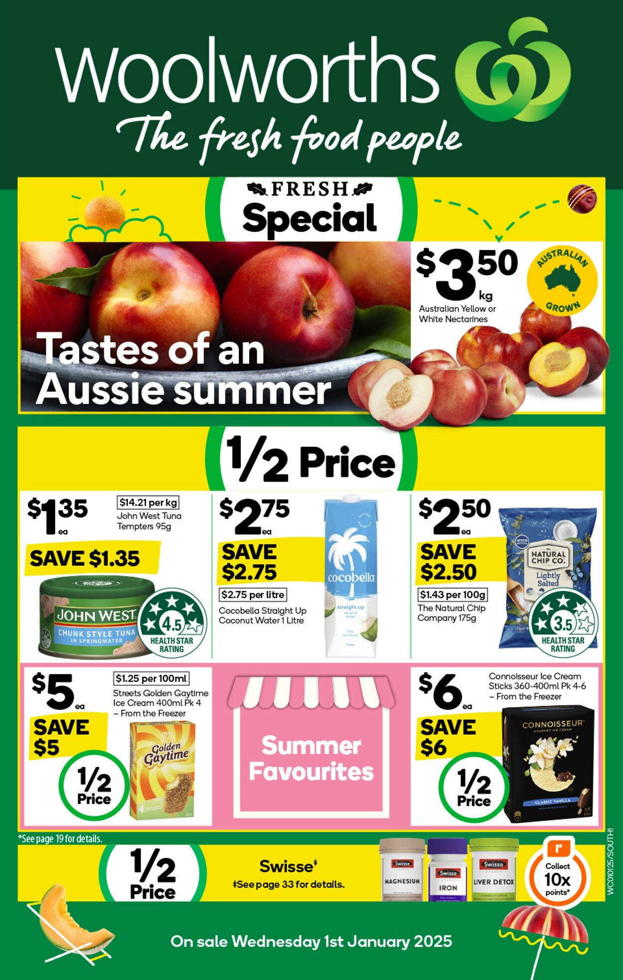 Catalogue Woolworths - Weekly Specials Catalogue NSW South 1 Jan, 2025 - 7 Jan, 2025