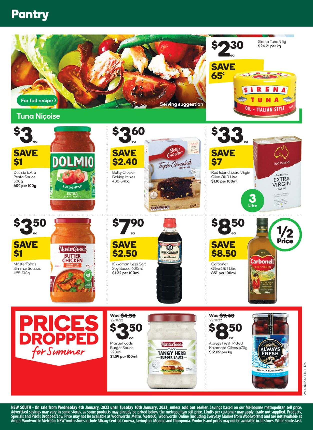 Catalogue Woolworths 04.01.2023 - 10.01.2023