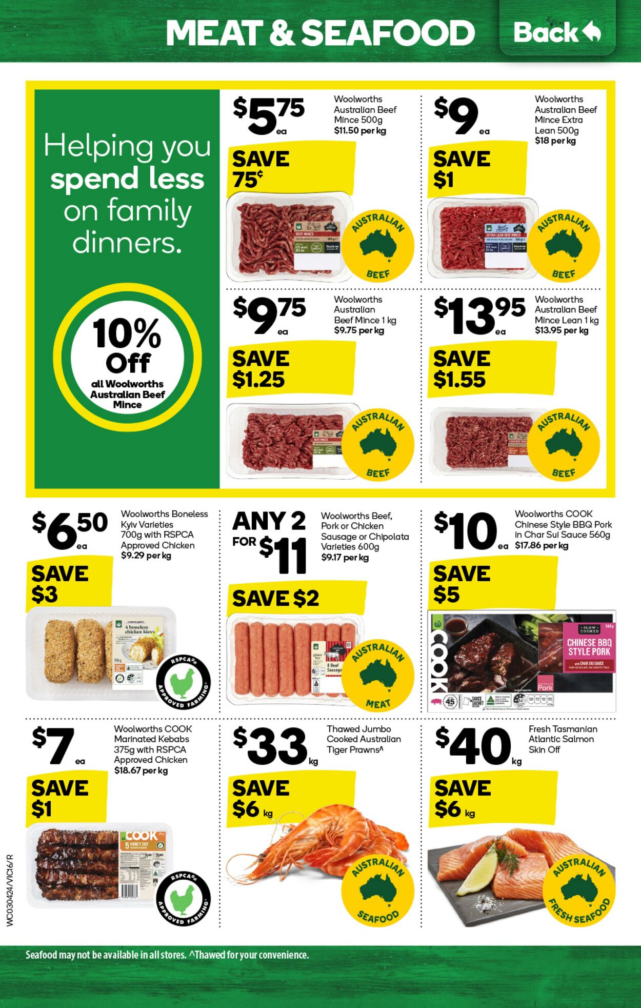 Catalogue Woolworths 03.04.2024 - 09.04.2024