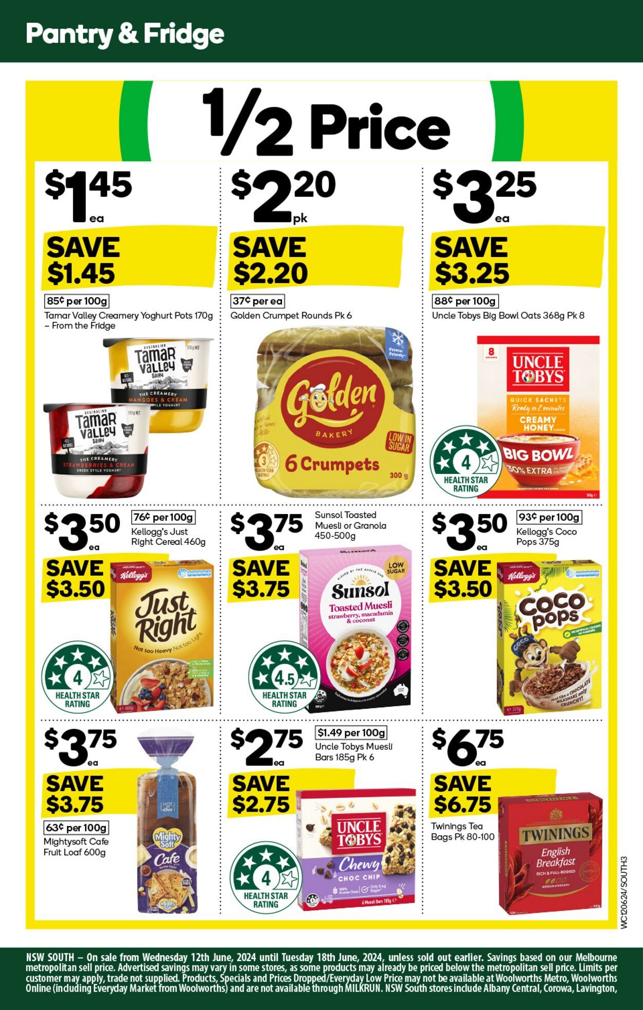 Catalogue Woolworths 12.06.2024 - 18.06.2024