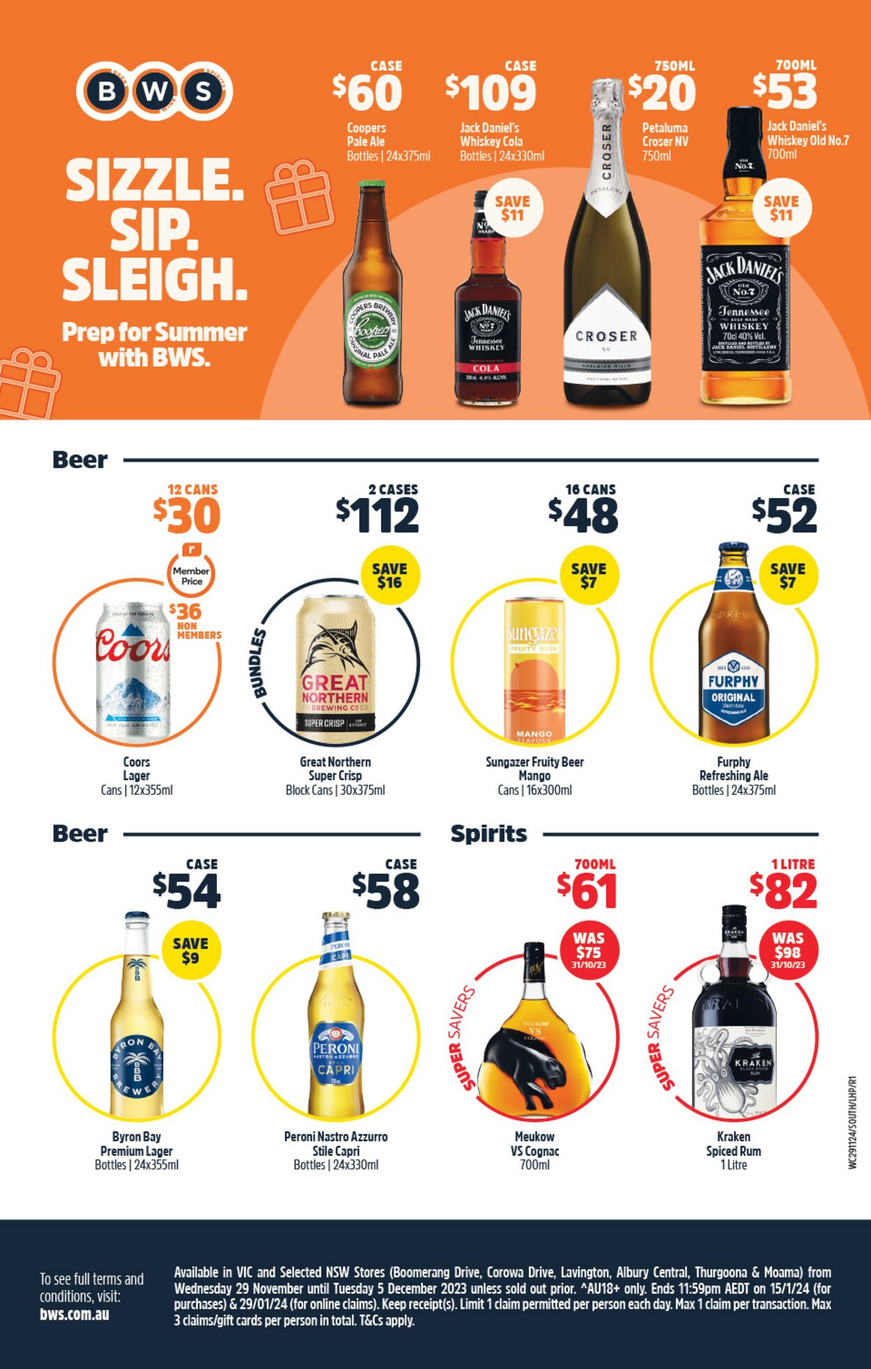 Catalogue Woolworths 29.11.2023 - 05.12.2023