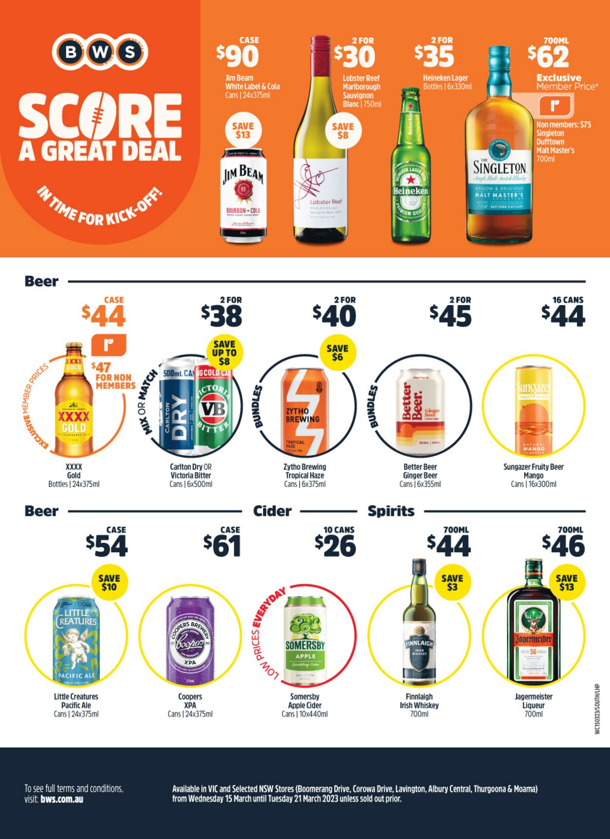 Catalogue Woolworths 15.03.2023 - 21.03.2023