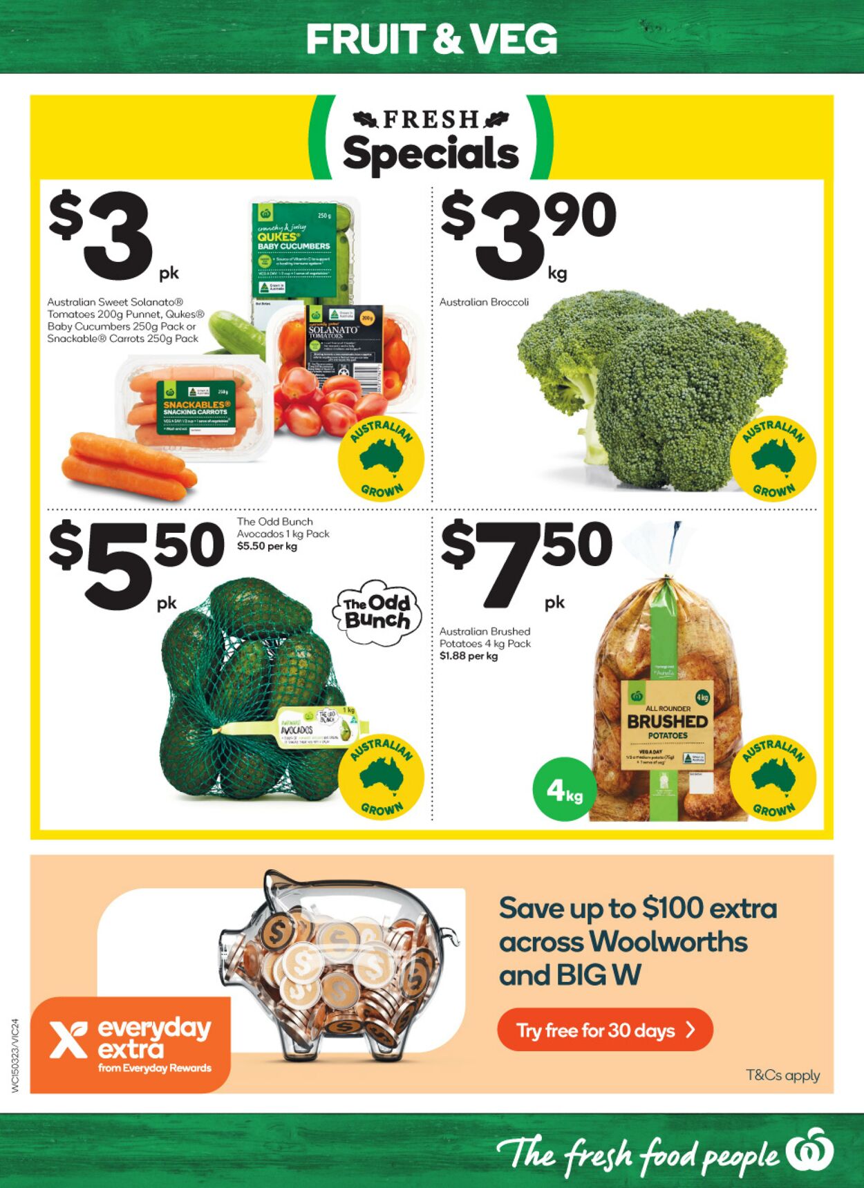 Catalogue Woolworths 15.03.2023 - 21.03.2023