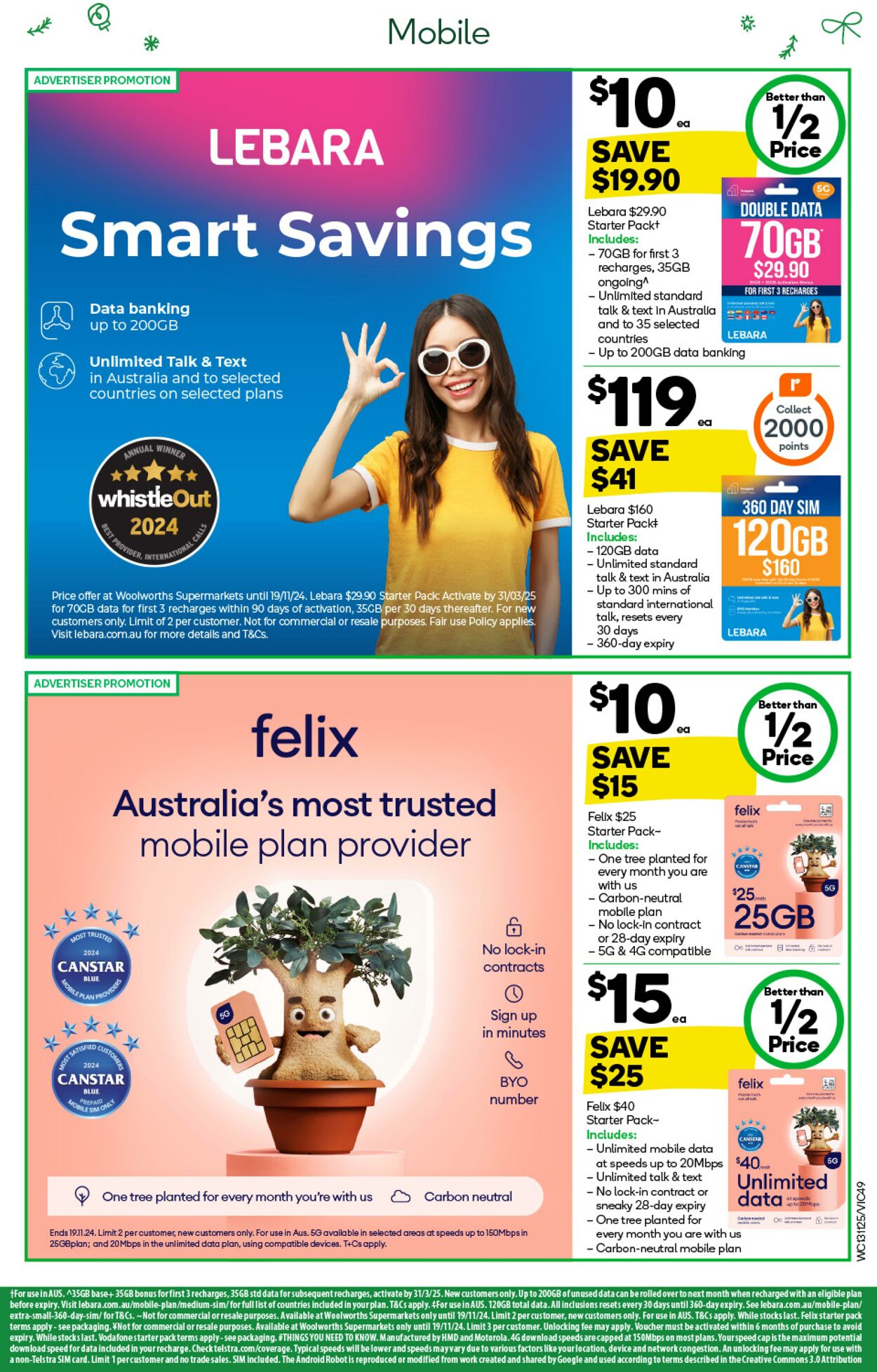 Catalogue Woolworths 13.11.2024 - 19.11.2024