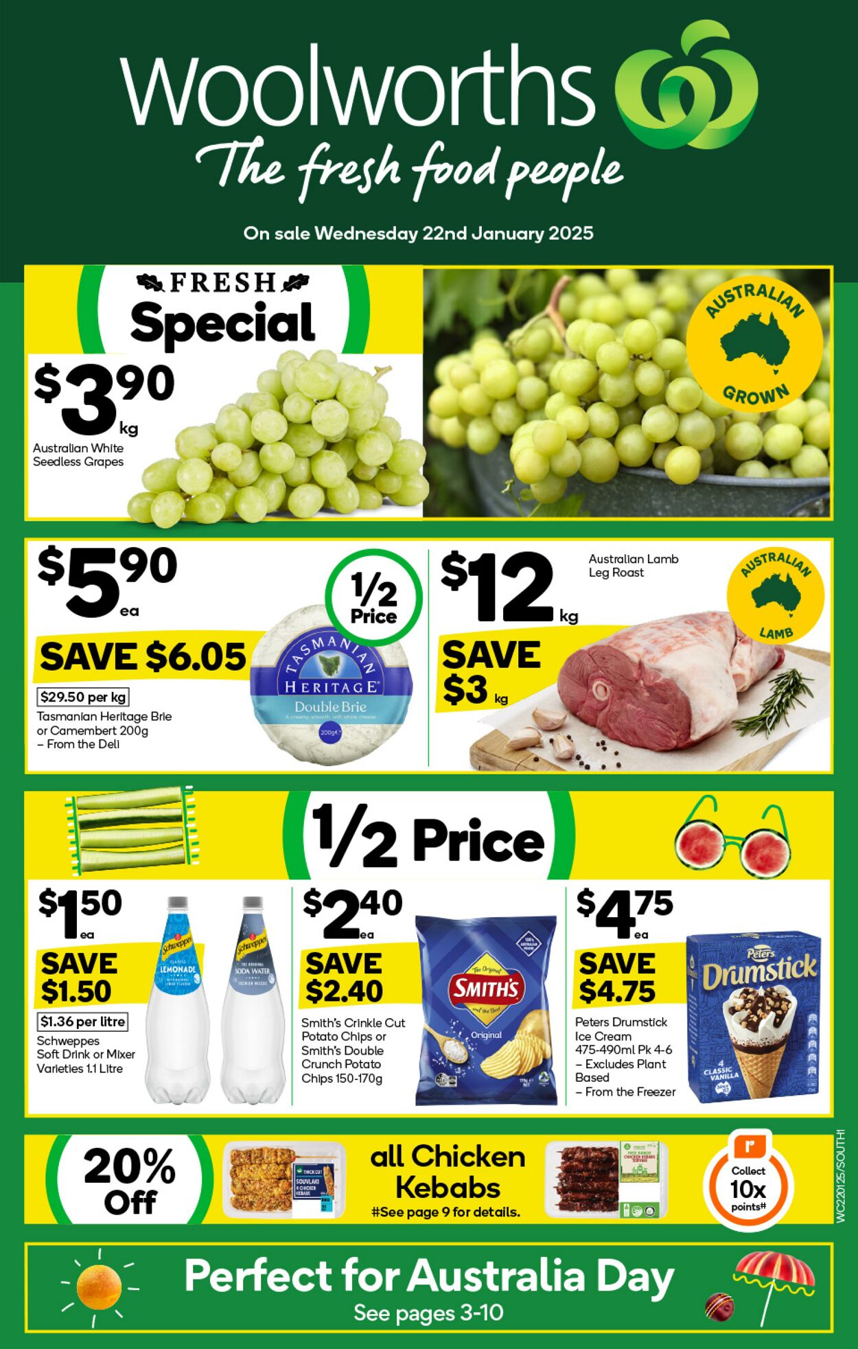 Catalogue Woolworths 22.01.2025 - 28.01.2025