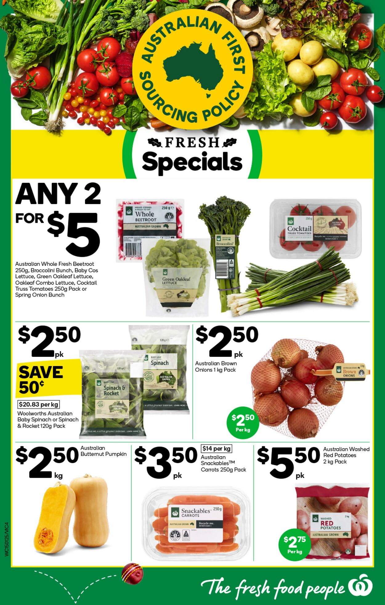 Catalogue Woolworths 15.01.2025 - 21.01.2025