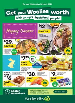 Catalogue Woolworths 05.04.2023 - 11.04.2023