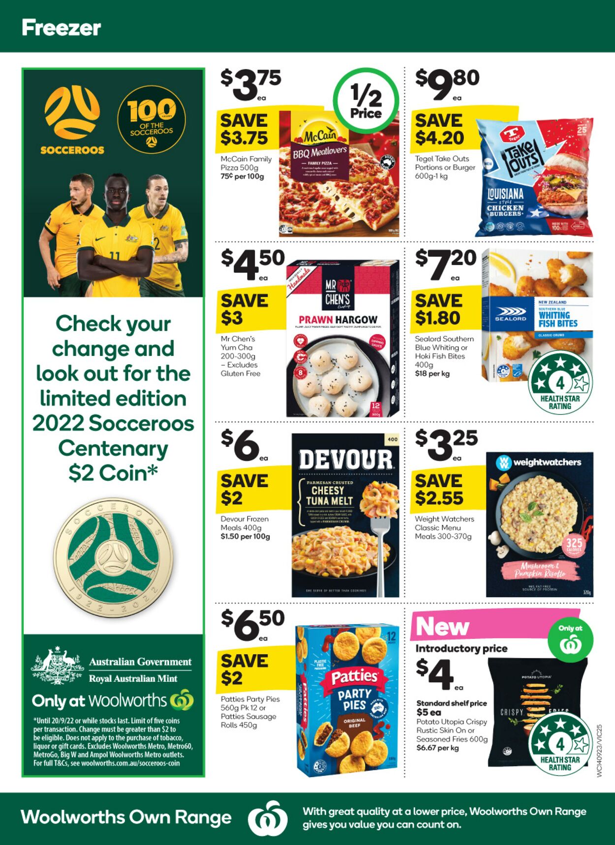 Catalogue Woolworths 14.09.2022 - 20.09.2022