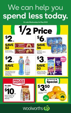 Catalogue Woolworths 24.04.2024 - 30.04.2024