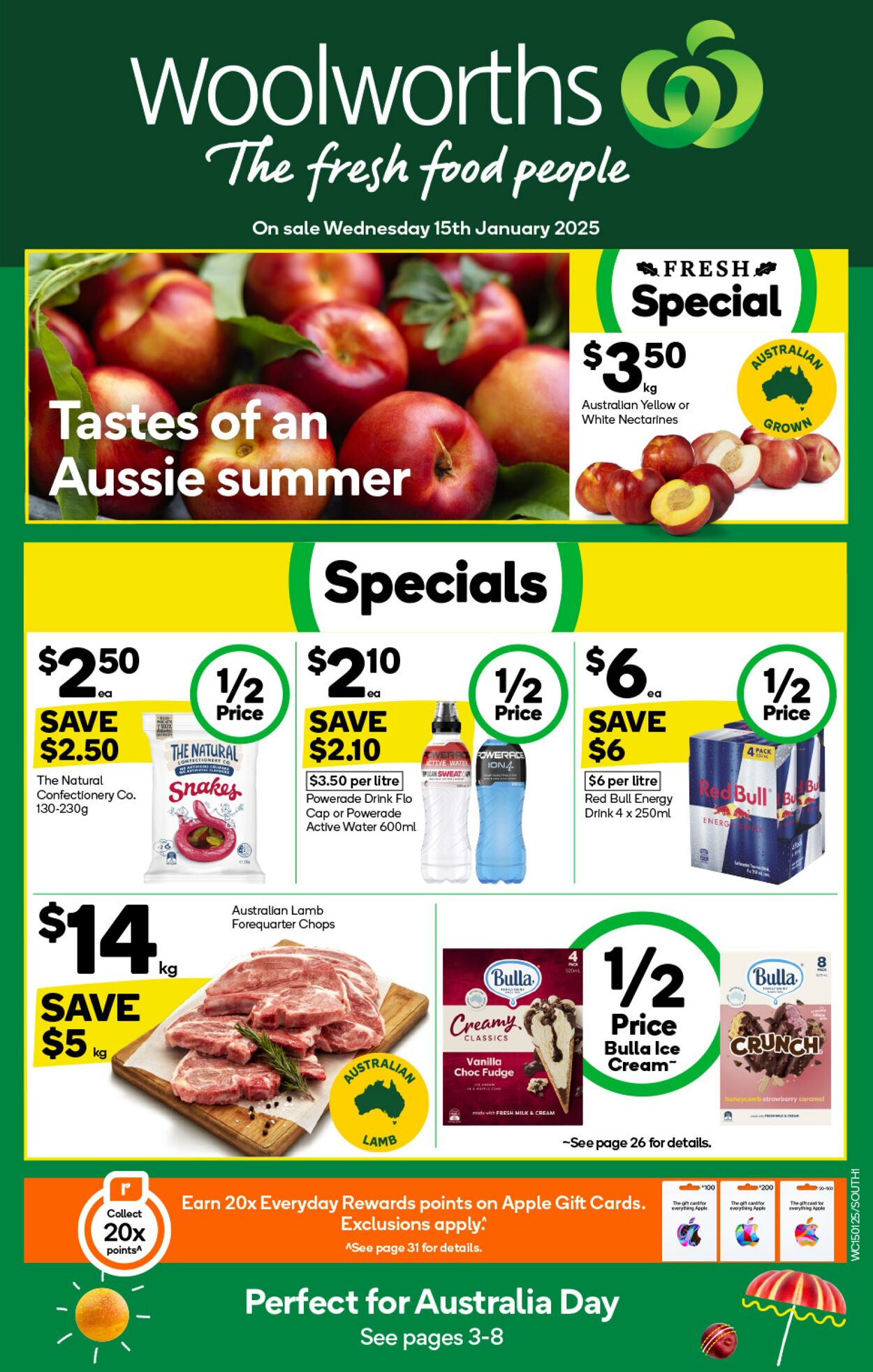 Catalogue Woolworths 15.01.2025 - 21.01.2025