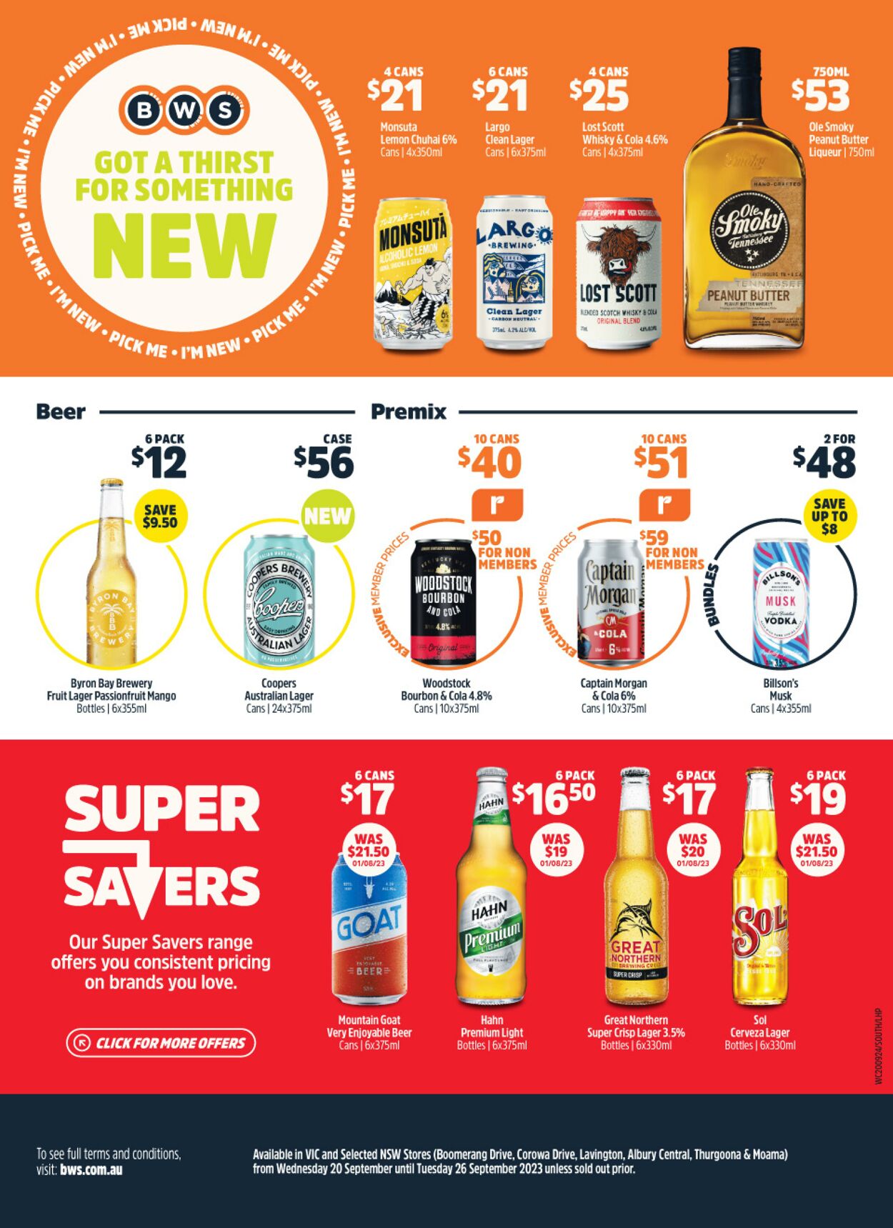 Catalogue Woolworths 20.09.2023 - 26.09.2023