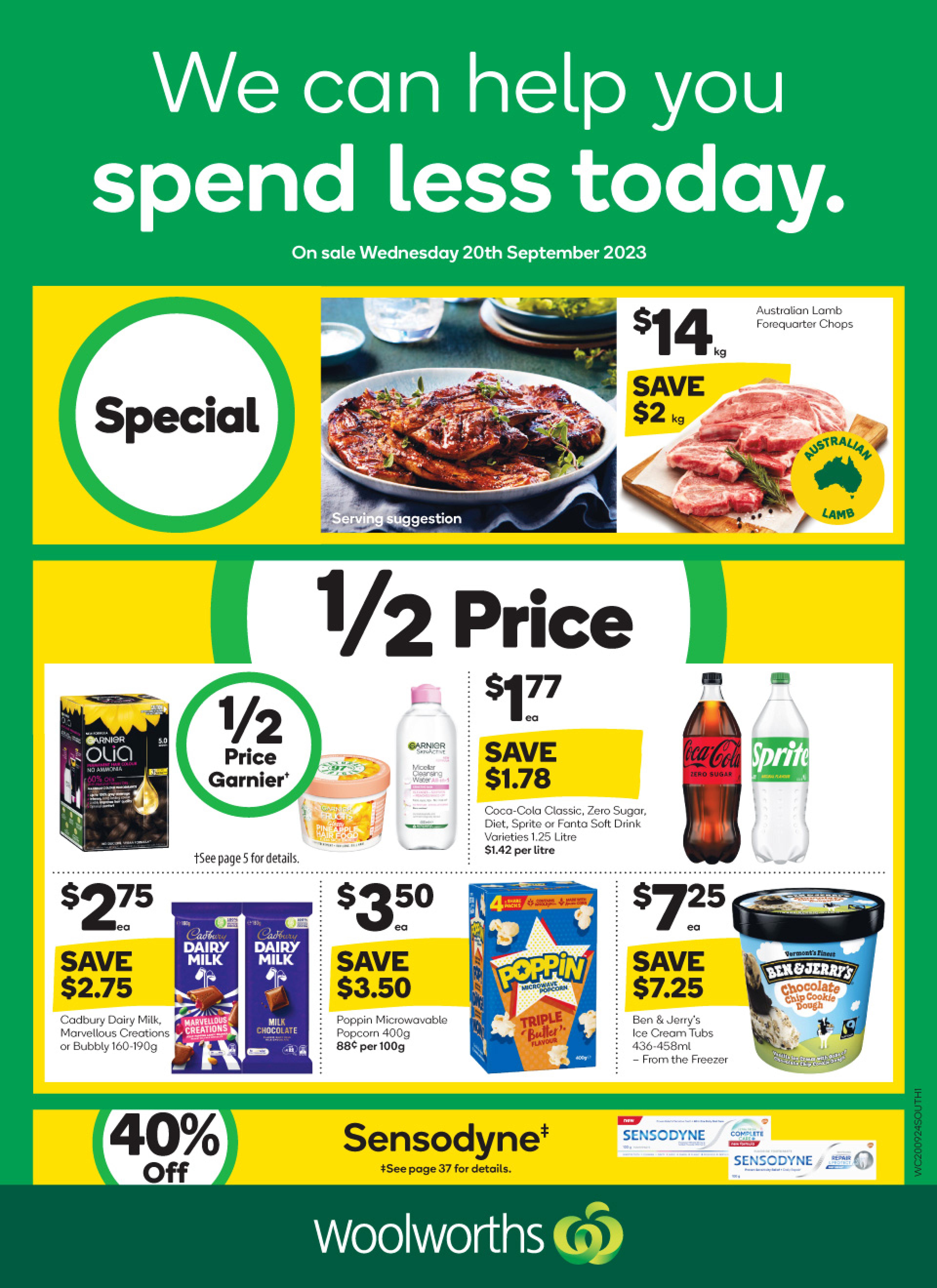 Catalogue Woolworths - Weekly Specials Catalogue NSW South 20 Sep, 2023 - 26 Sep, 2023