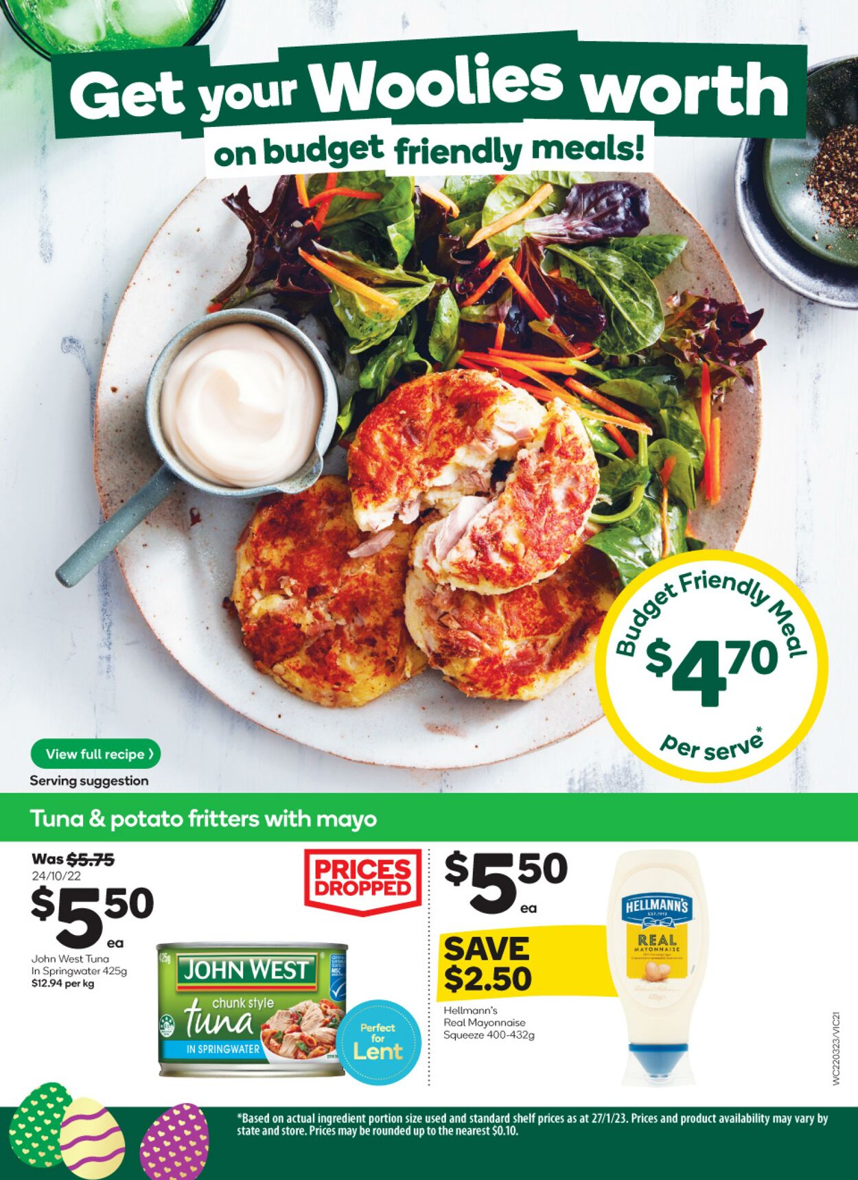 Catalogue Woolworths 22.03.2023 - 28.03.2023