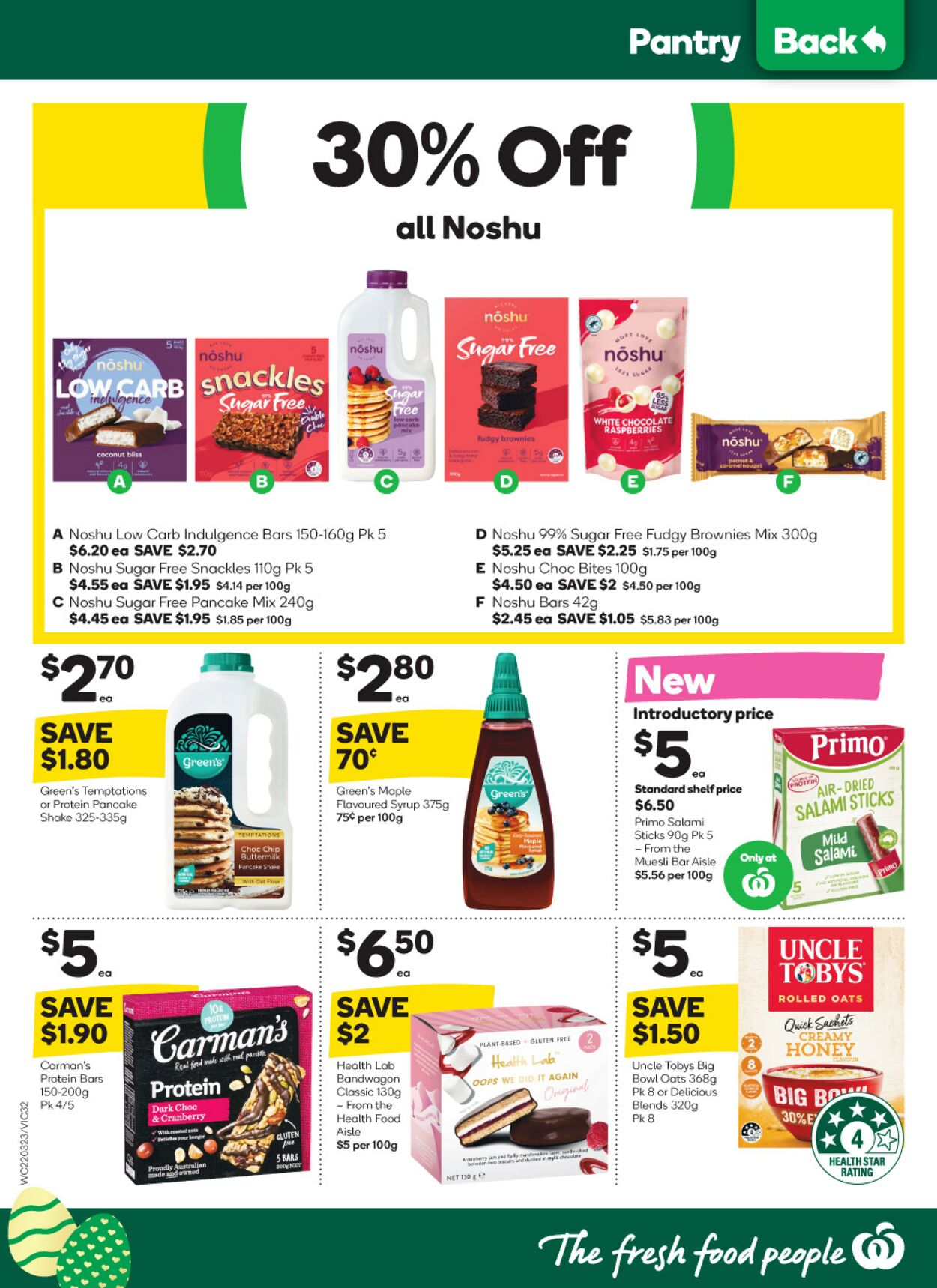 Catalogue Woolworths 22.03.2023 - 28.03.2023