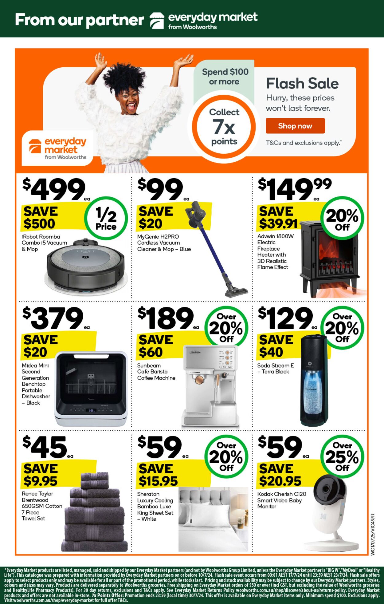 Catalogue Woolworths 17.07.2024 - 23.07.2024