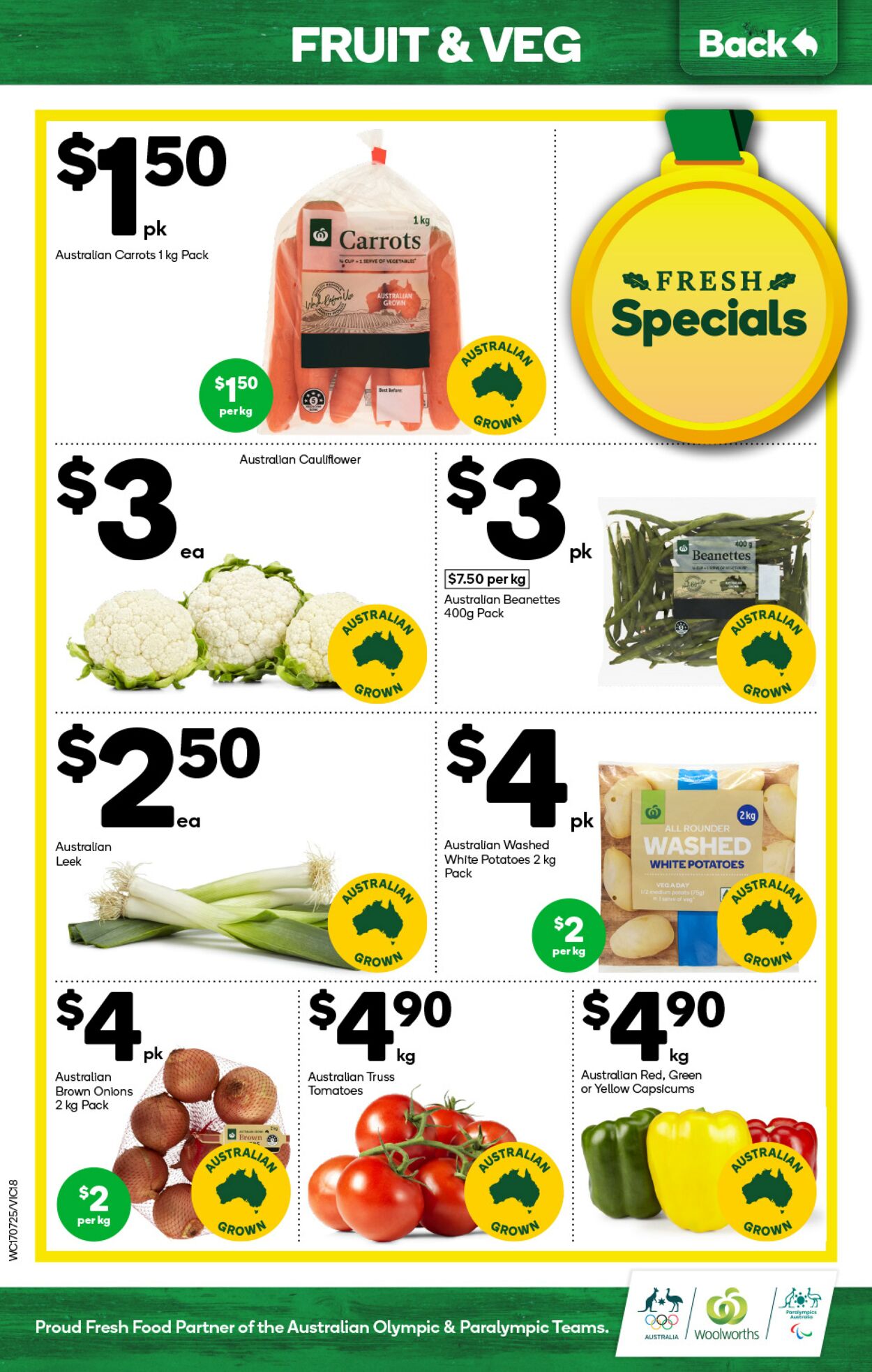 Catalogue Woolworths 17.07.2024 - 23.07.2024