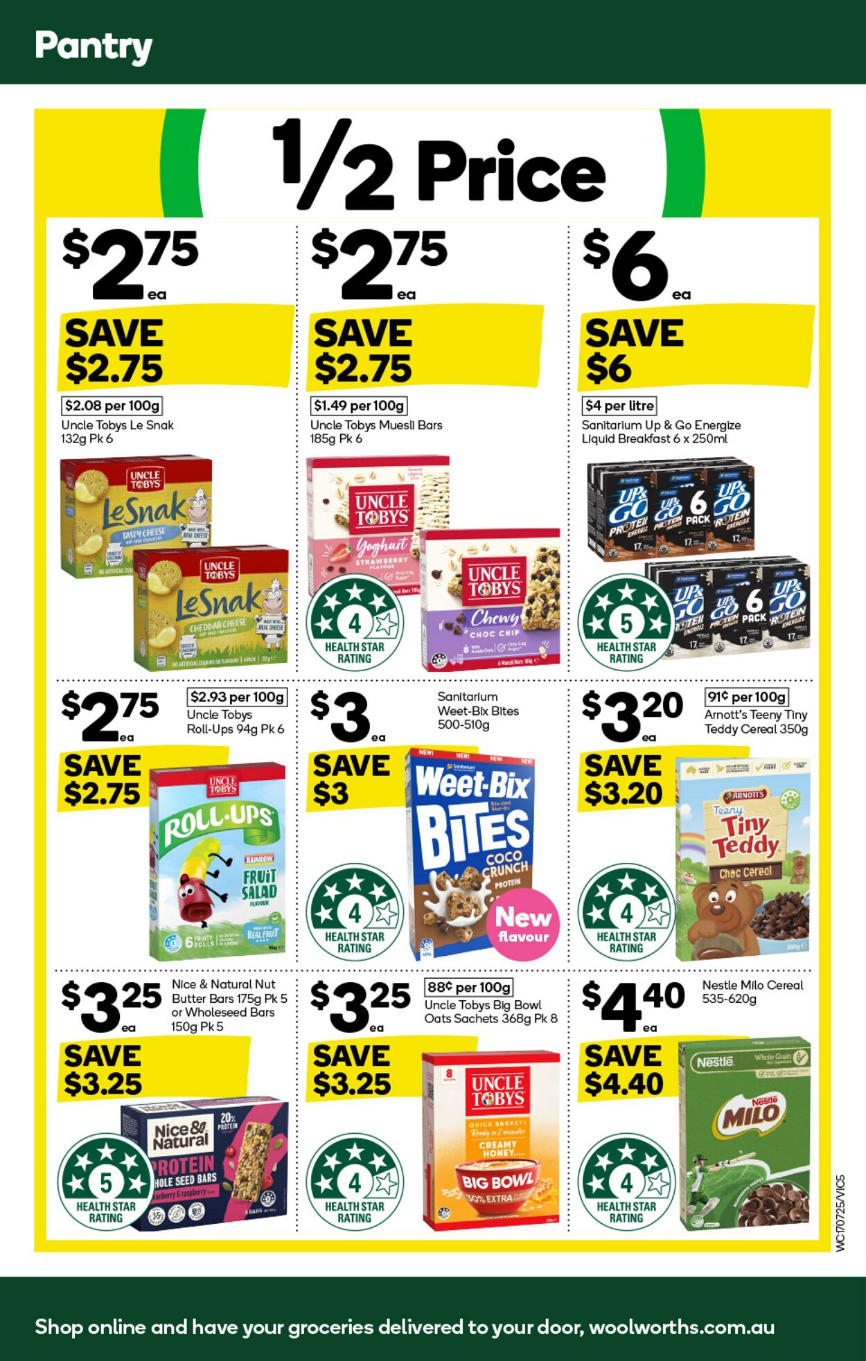 Catalogue Woolworths 17.07.2024 - 23.07.2024