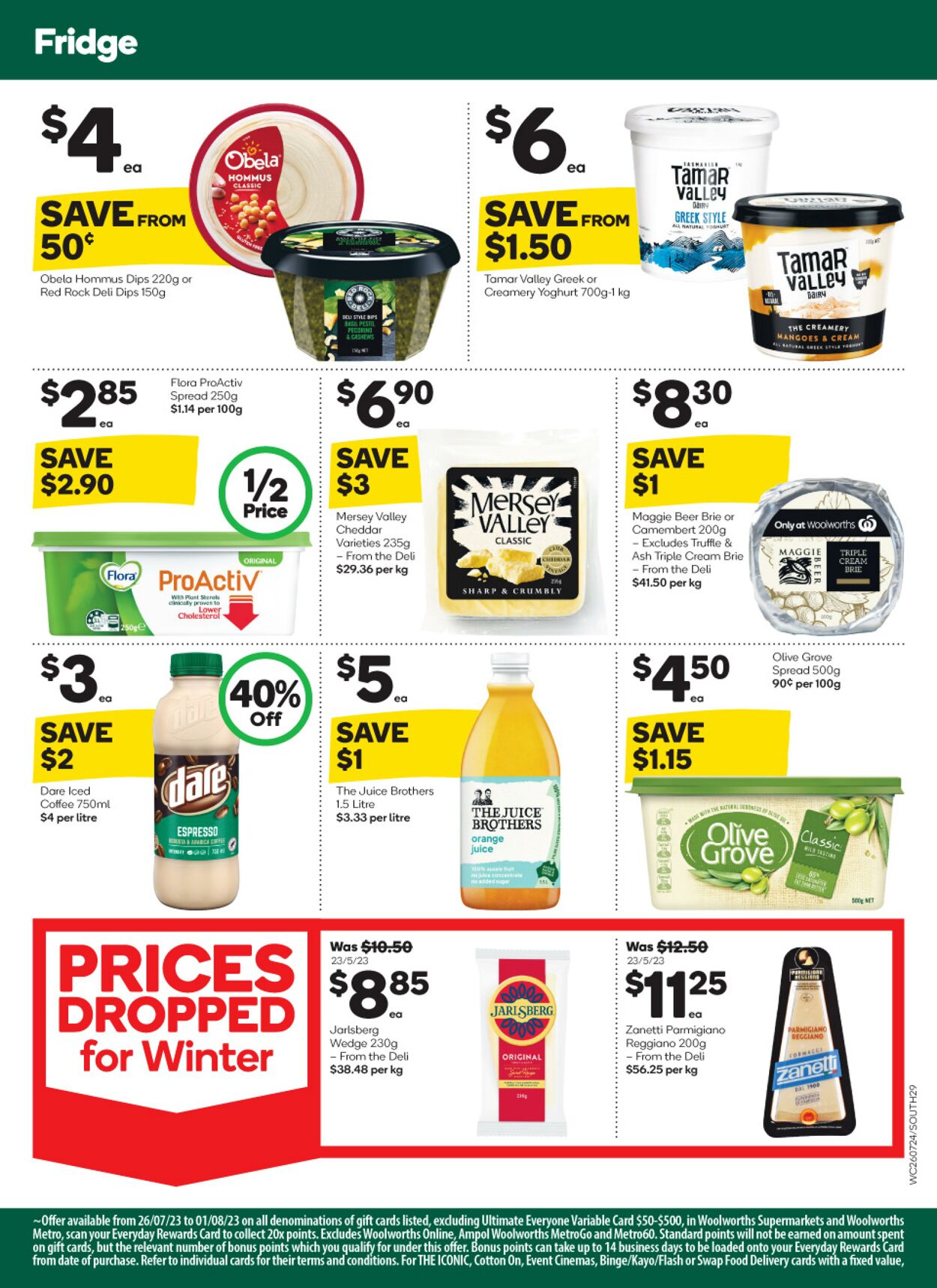 Catalogue Woolworths 26.07.2023 - 01.08.2023