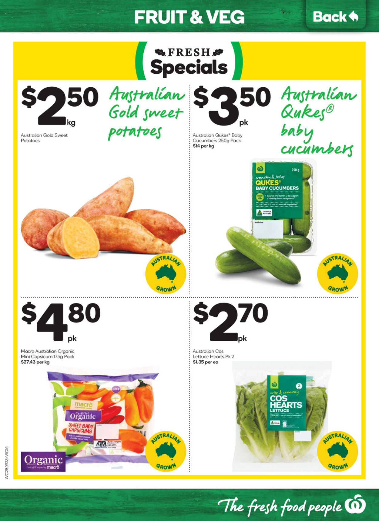 Catalogue Woolworths 28.09.2022 - 04.10.2022