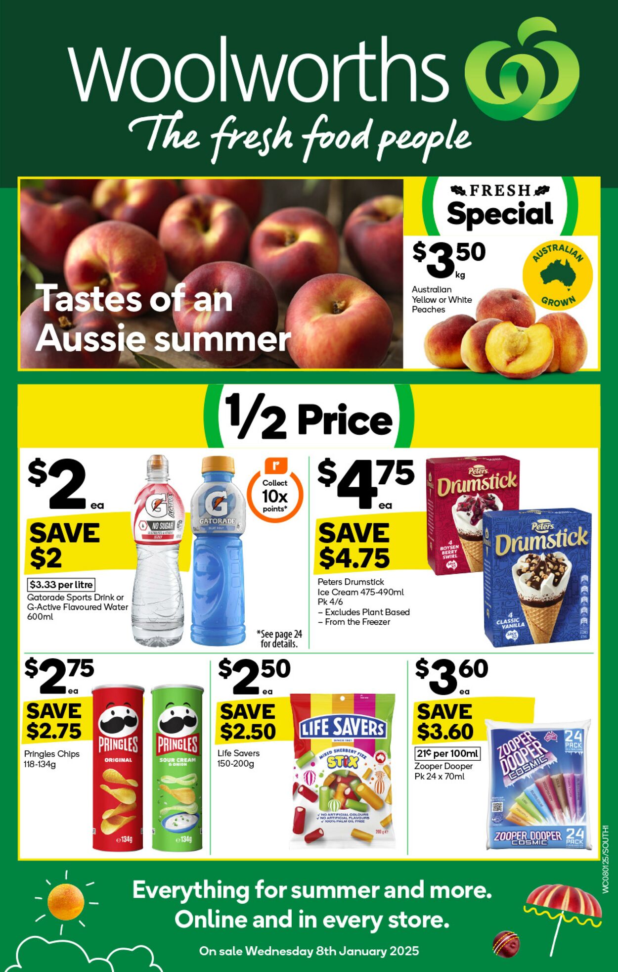 Catalogue Woolworths - Weekly Specials Catalogue NSW South 8 Jan, 2025 - 14 Jan, 2025