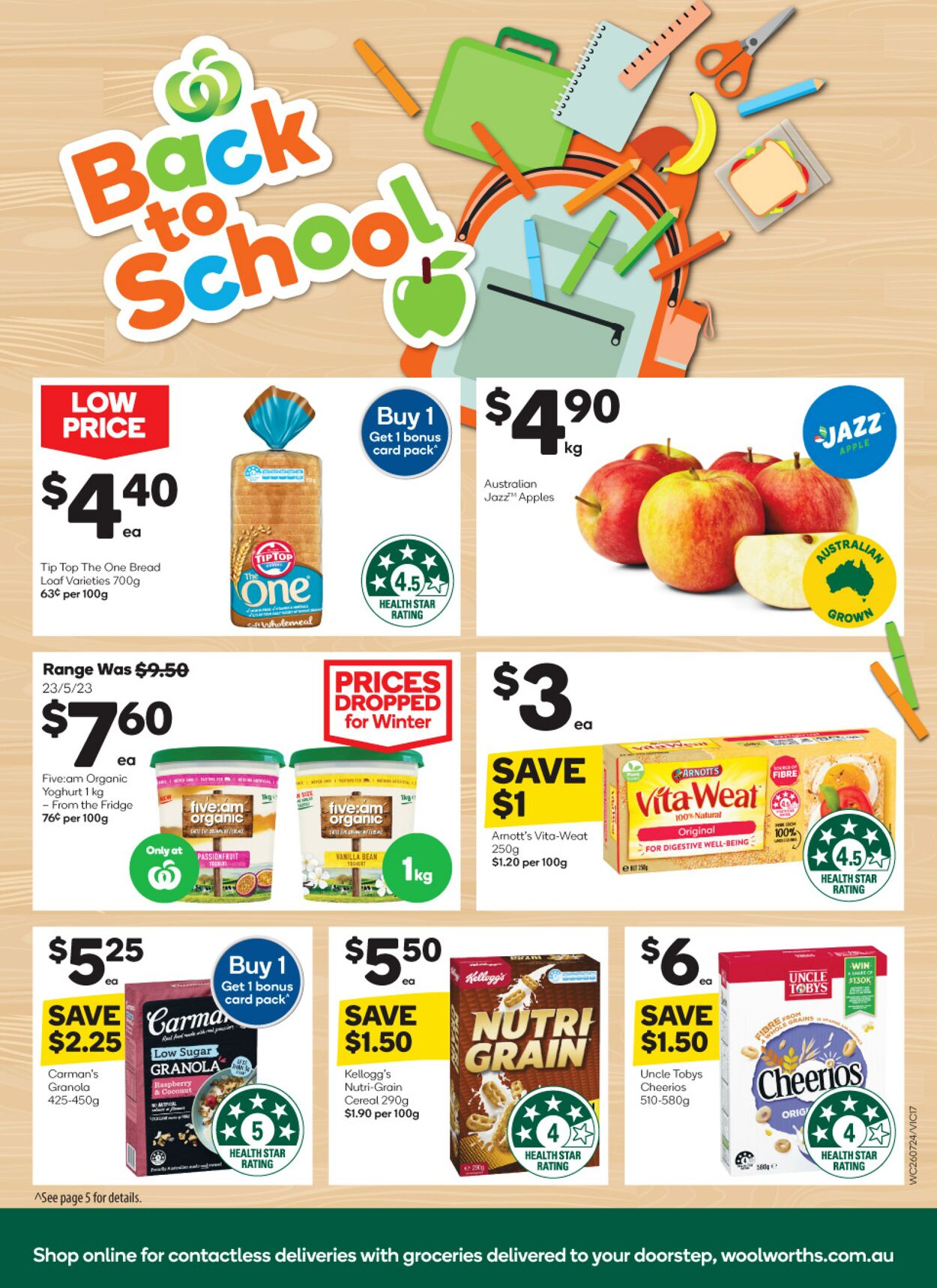 Catalogue Woolworths 26.07.2023 - 01.08.2023