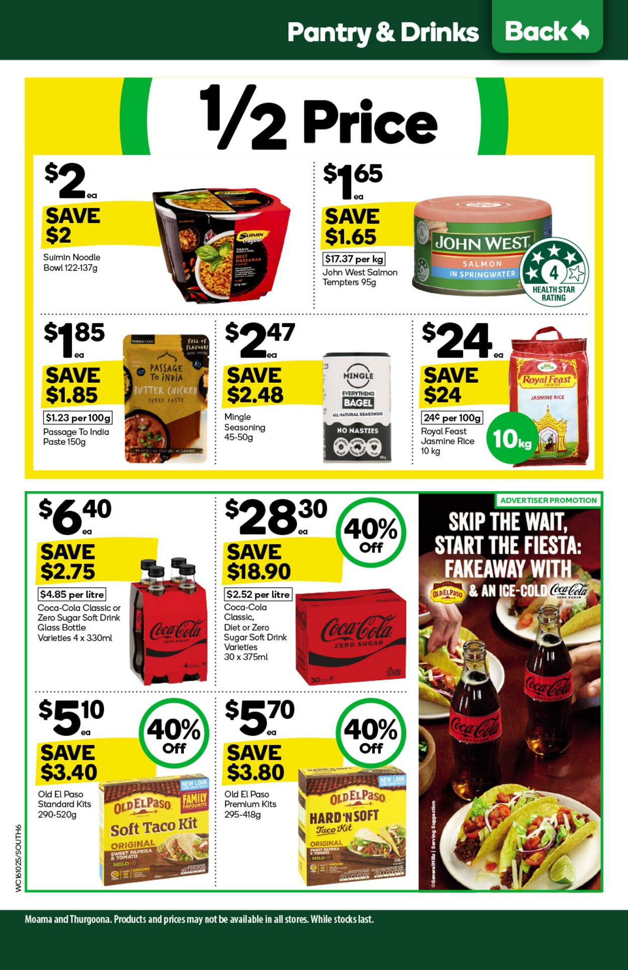 Catalogue Woolworths 16.10.2024 - 22.10.2024