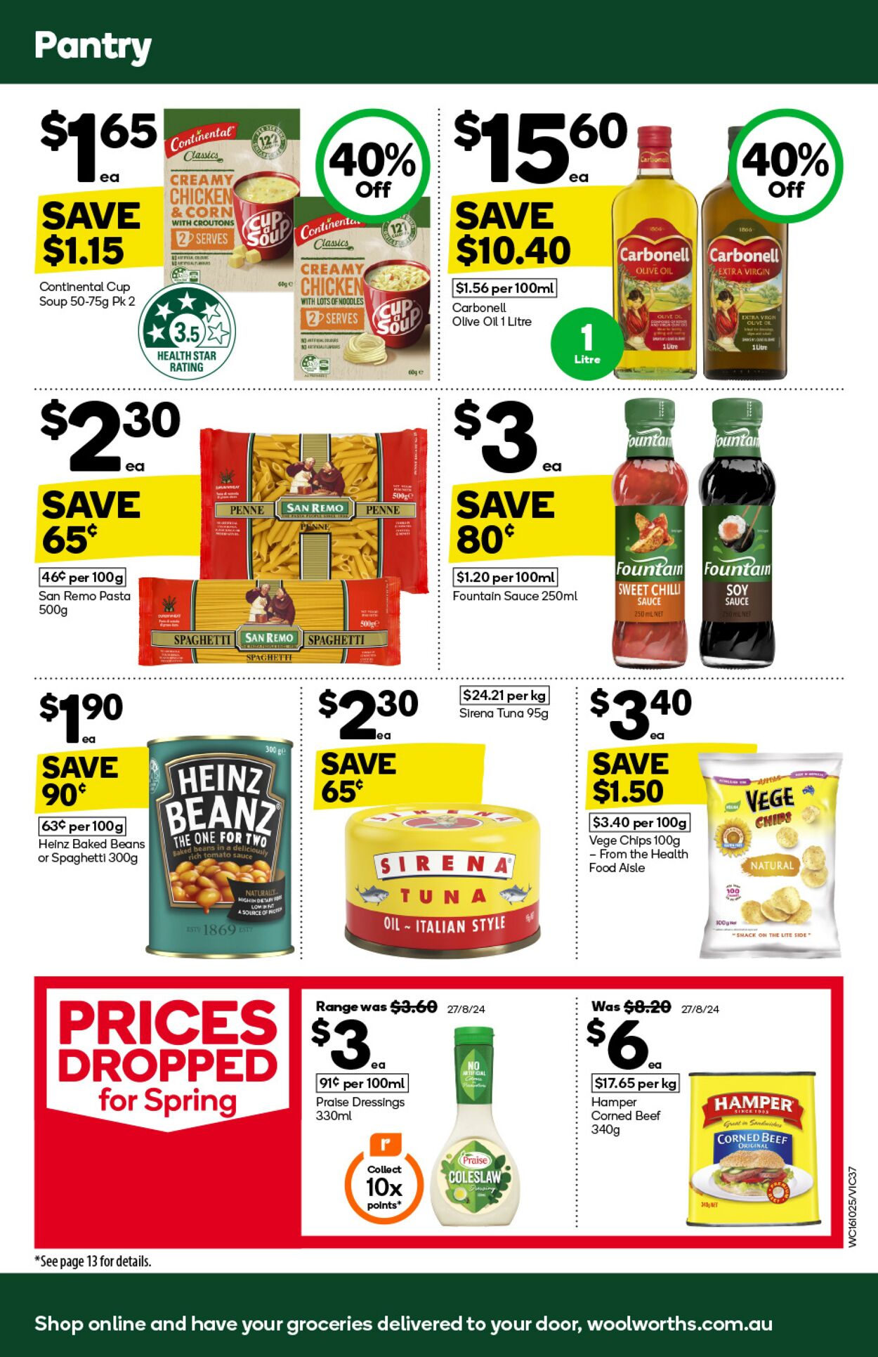 Catalogue Woolworths 16.10.2024 - 22.10.2024