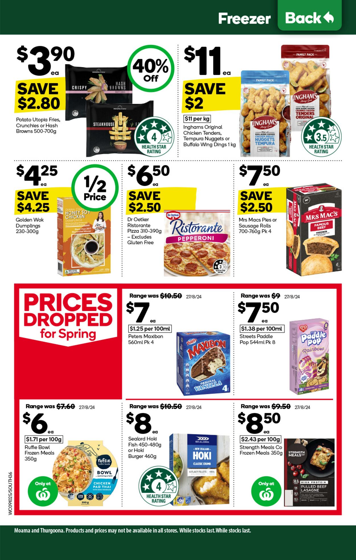 Catalogue Woolworths 09.10.2024 - 15.10.2024