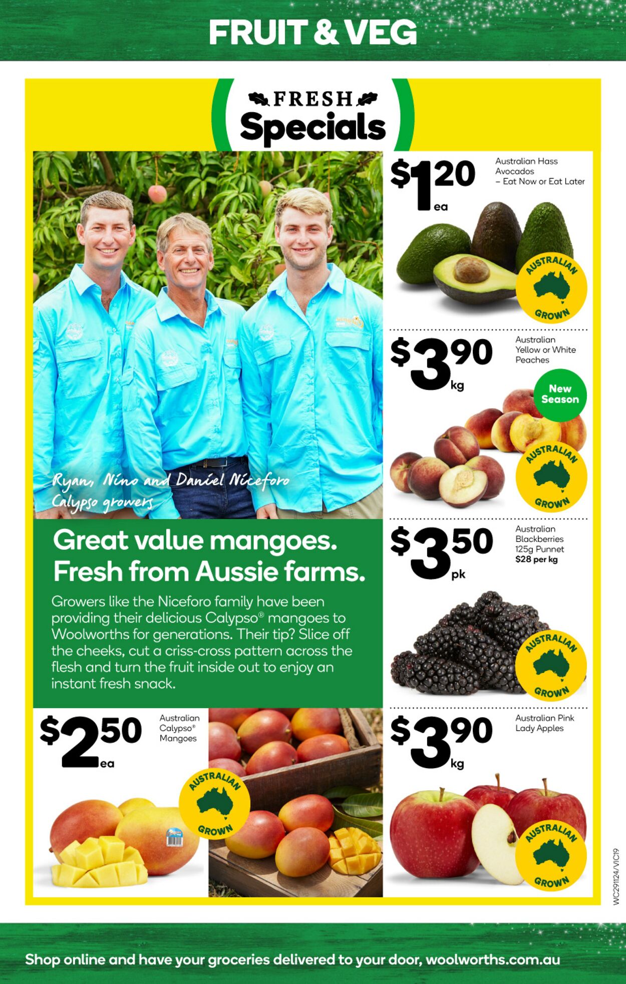 Catalogue Woolworths 29.11.2023 - 05.12.2023