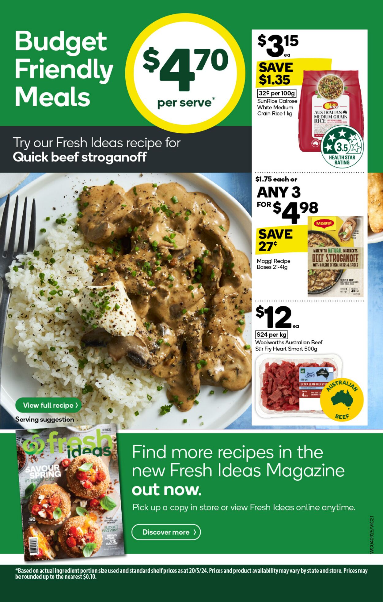 Catalogue Woolworths 04.09.2024 - 10.09.2024