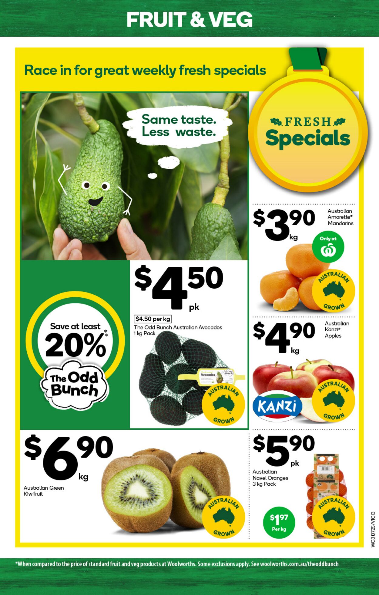 Catalogue Woolworths 31.07.2024 - 06.08.2024