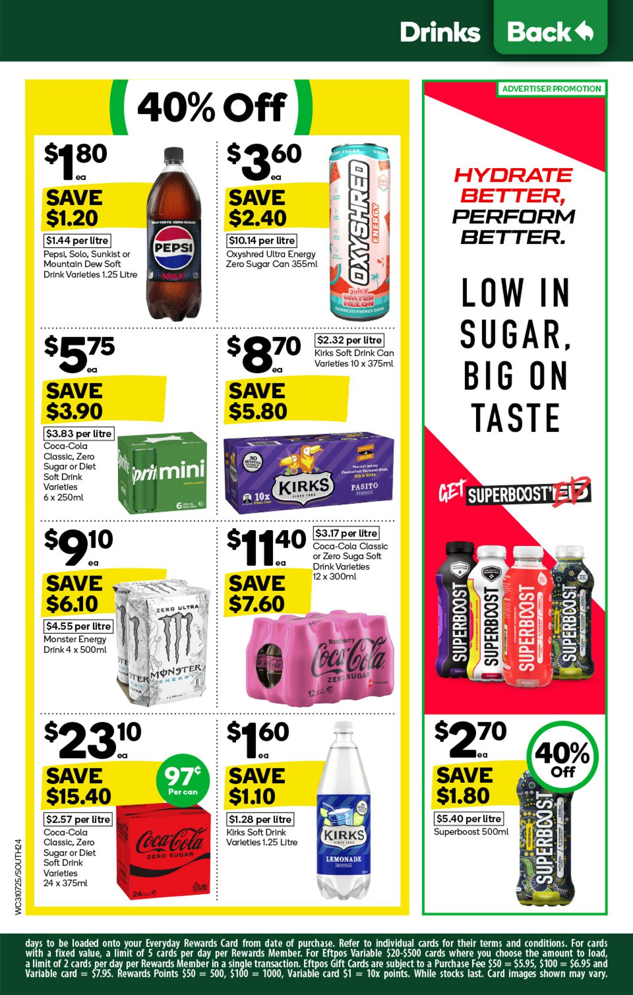 Catalogue Woolworths 31.07.2024 - 06.08.2024