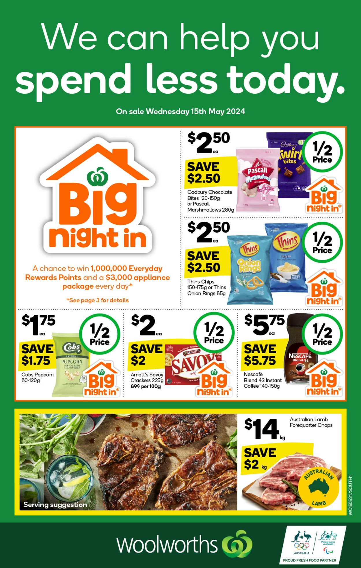 Catalogue Woolworths - Weekly Specials Catalogue NSW South 15 May, 2024 - 21 May, 2024