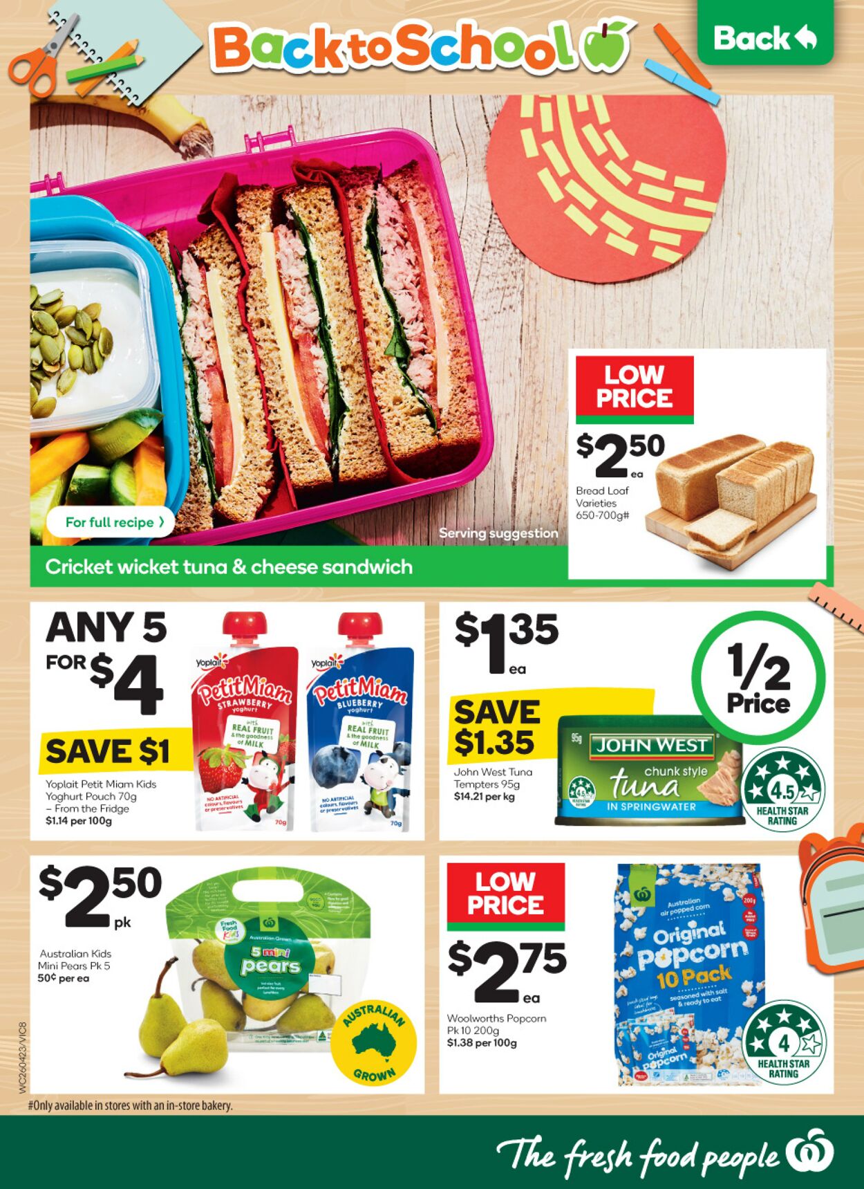 Catalogue Woolworths 26.04.2023 - 02.05.2023