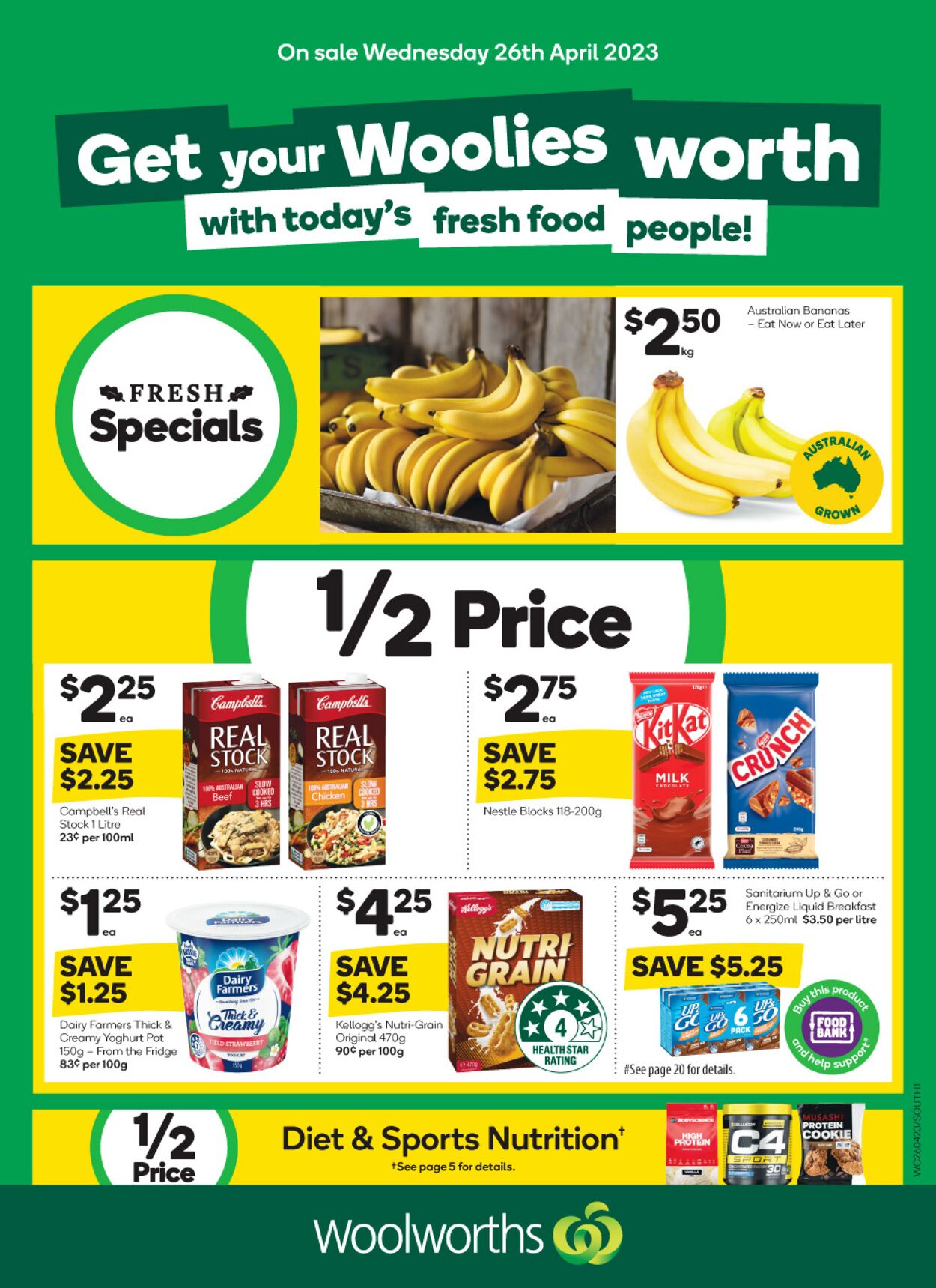 Catalogue Woolworths 26.04.2023 - 02.05.2023