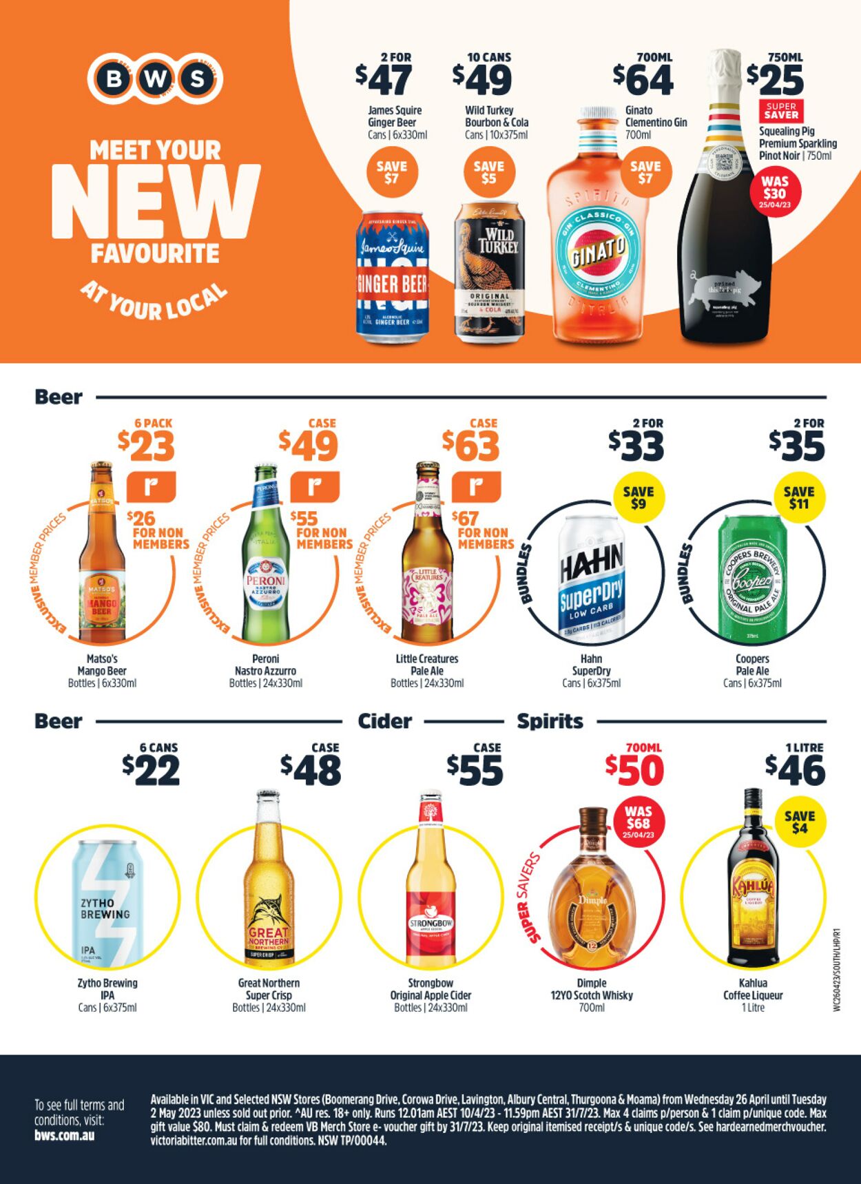 Catalogue Woolworths 26.04.2023 - 02.05.2023