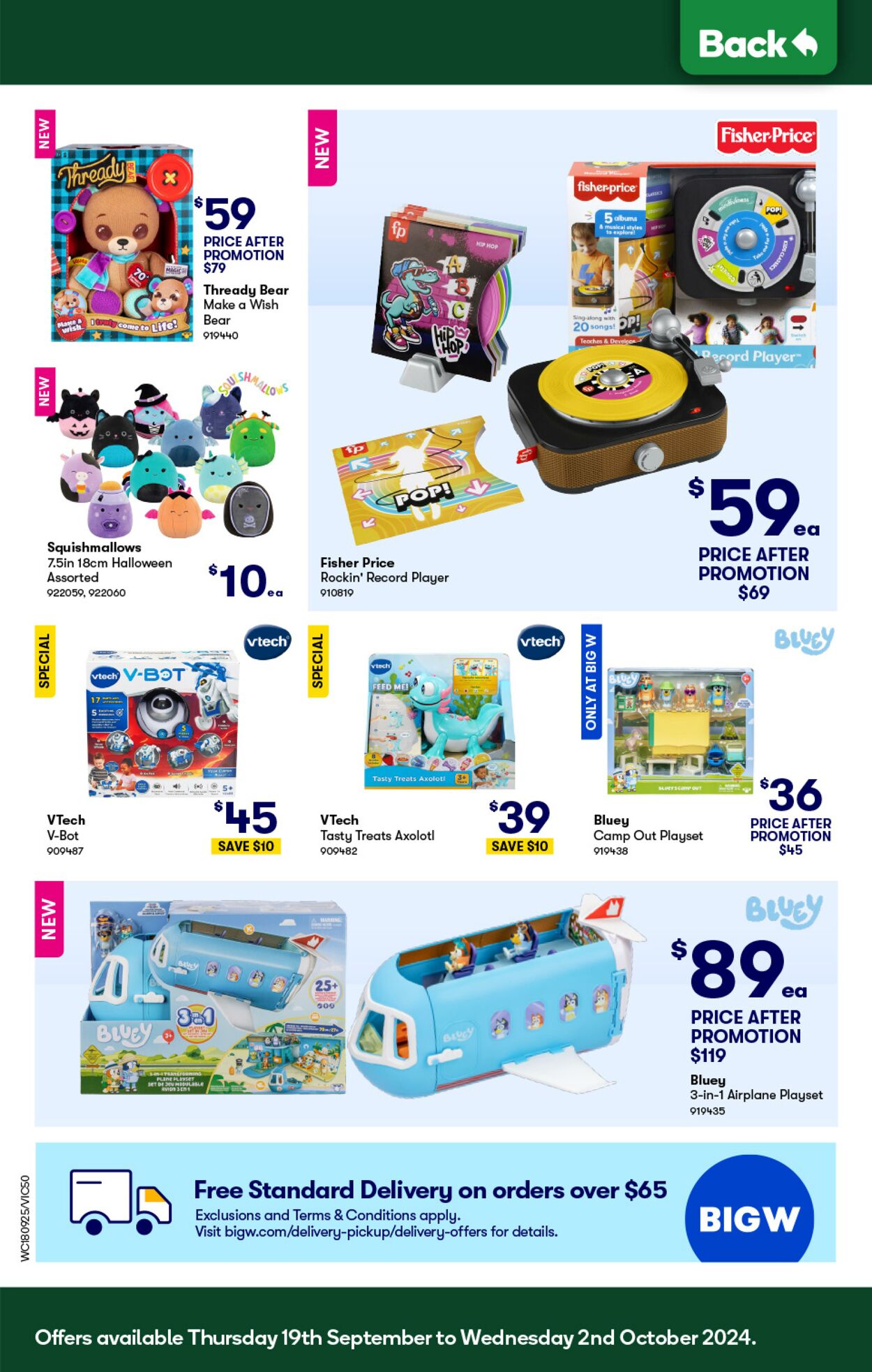 Catalogue Woolworths 18.09.2024 - 24.09.2024