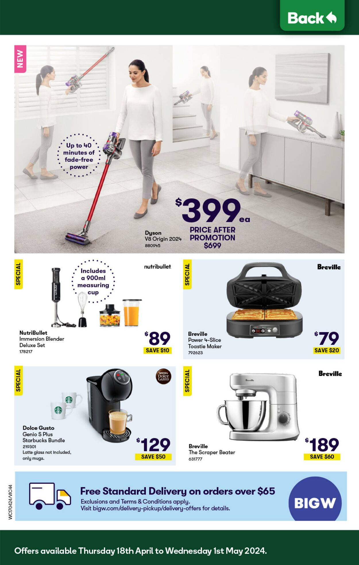 Catalogue Woolworths 17.04.2024 - 23.04.2024